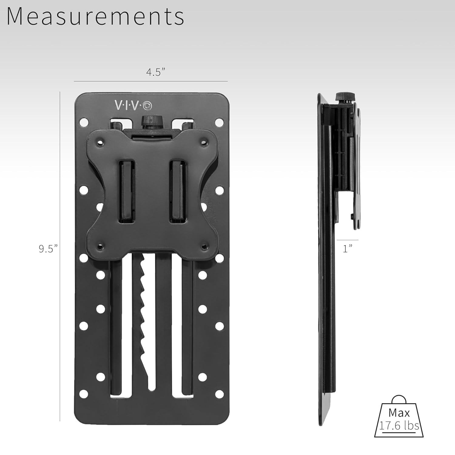 Vivo Black Height Adjustable VESA Adapter
