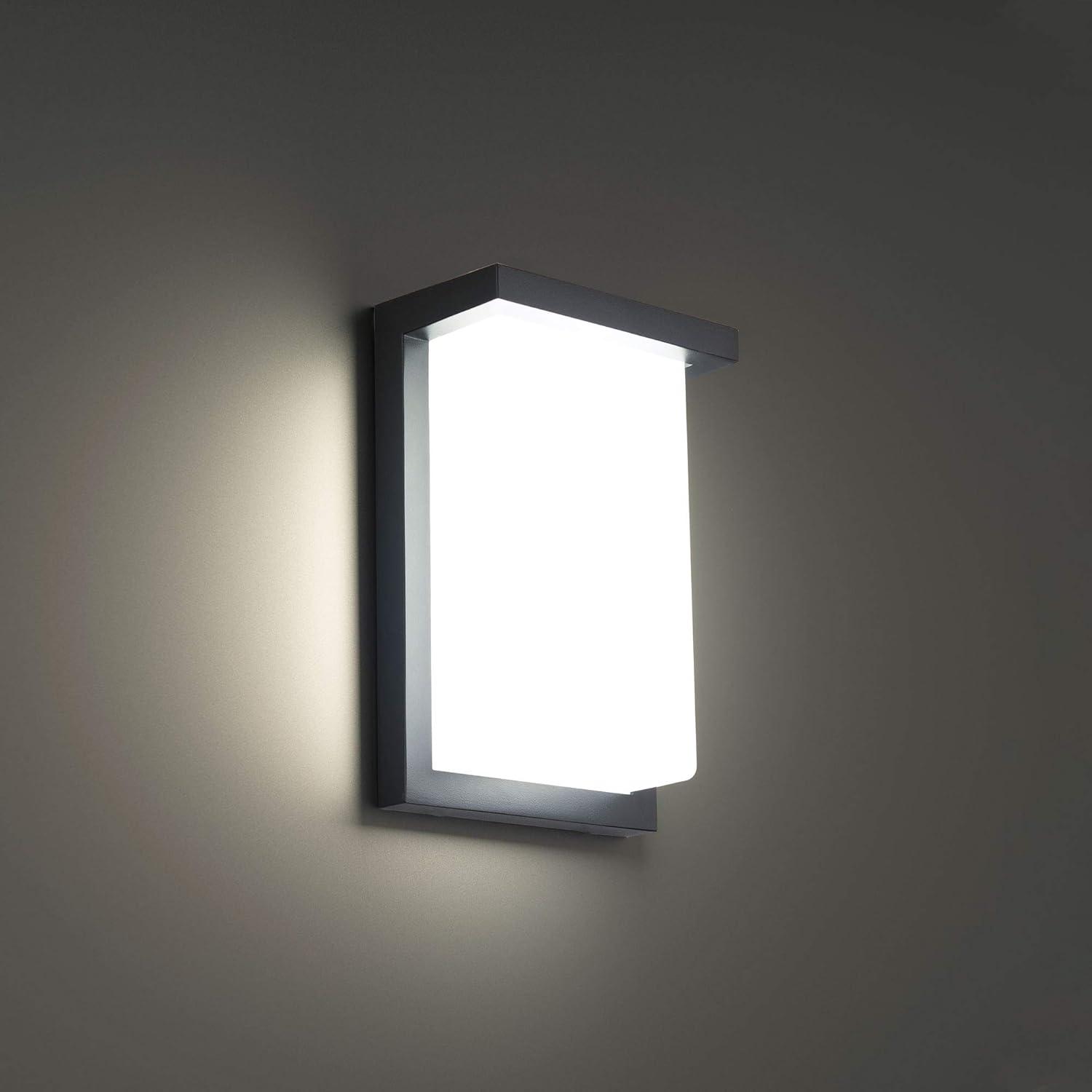 Vega 9" Black LED Indoor/Outdoor Wall Sconce