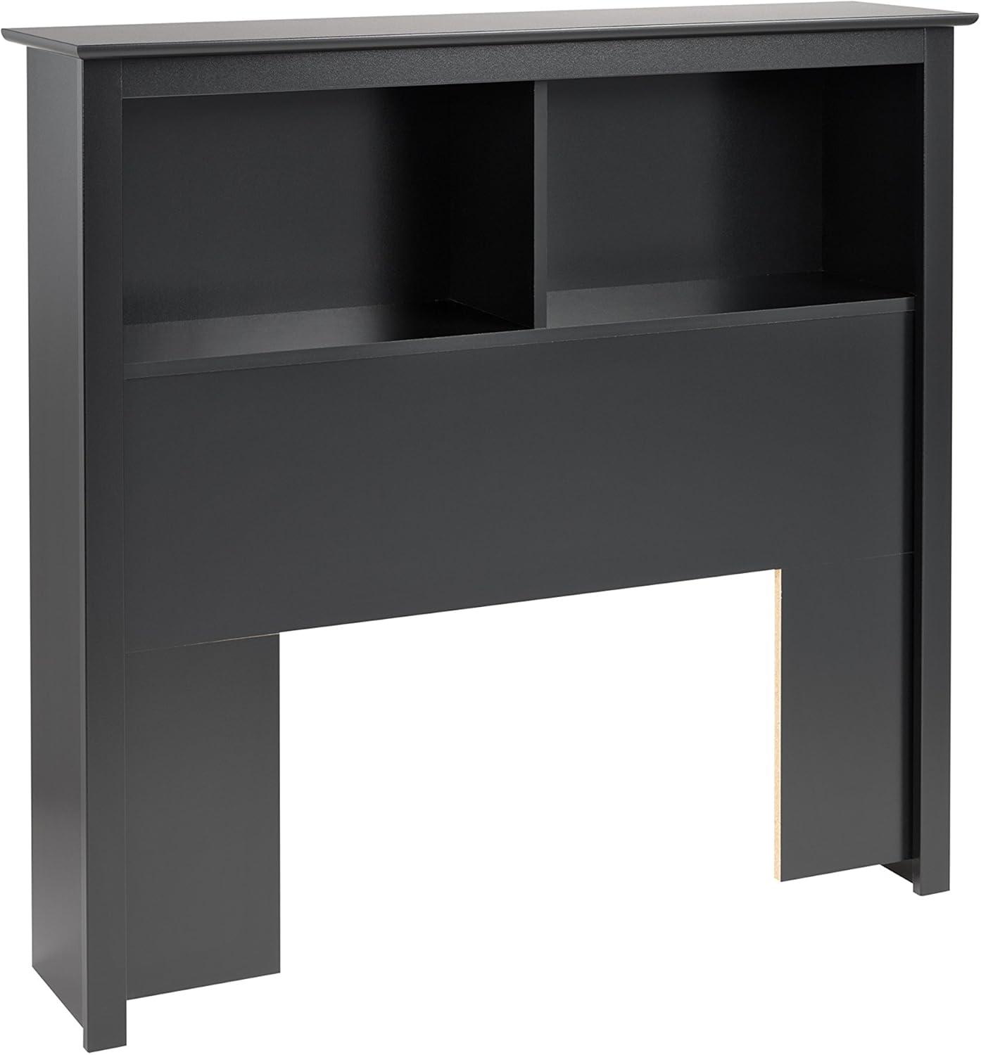 Twin Bookcase Headboard Black - Prepac