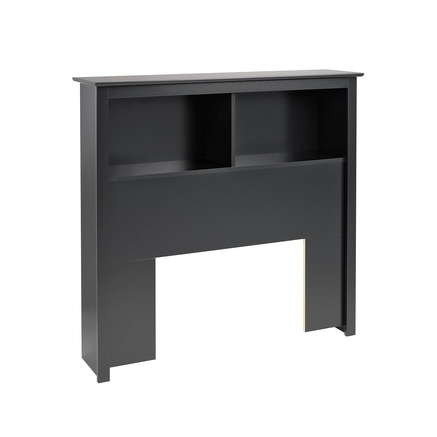 Twin Bookcase Headboard Black - Prepac