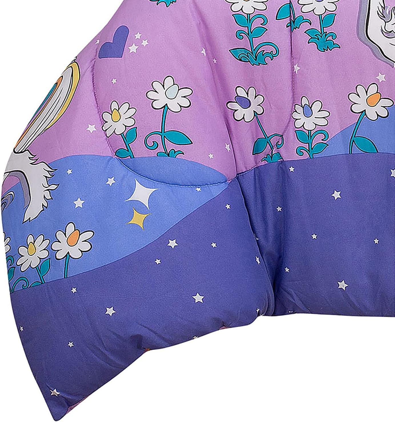 Magical Unicorn Twin Microfiber Reversible Bed in a Bag Set