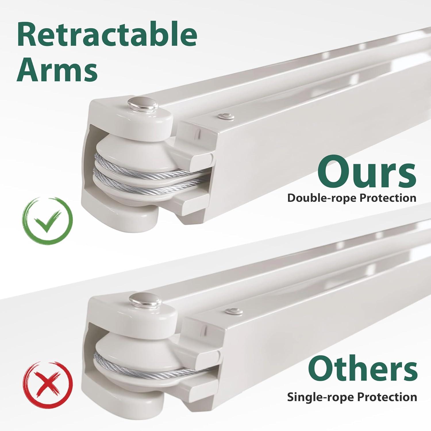 Newacme LLC Freeport Park Alvin 10 ft. W x 8 ft. D Retractable Patio Awning