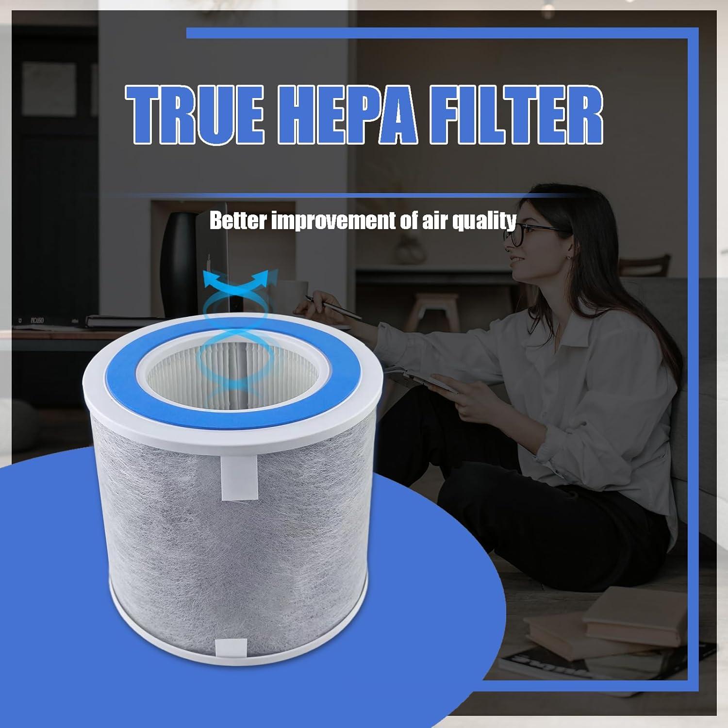 PUREBURG Washable H13 True HEPA Filters, 2 Pack