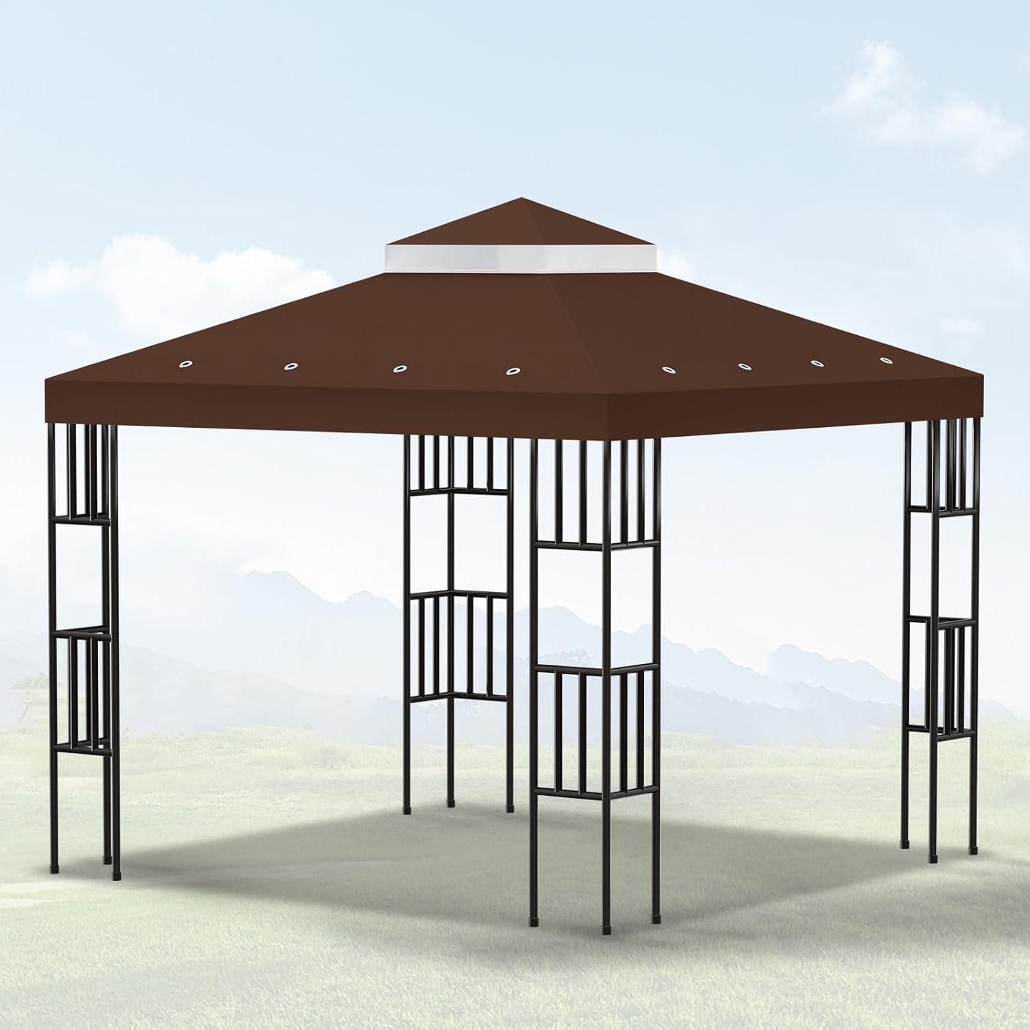 Sunny yard Sunny Yard Polyester Replacement Canopy for Gazebo