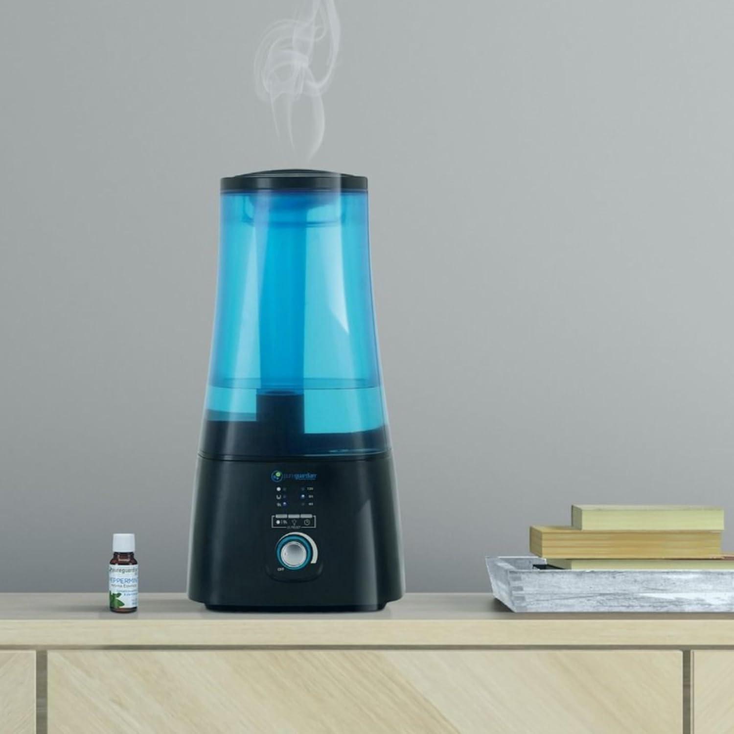 Guardian Technologies Guardian Technologies 2 Gallons Dual Mist Ultrasonic Tabletop Humidifier for 380 Cubic Feet