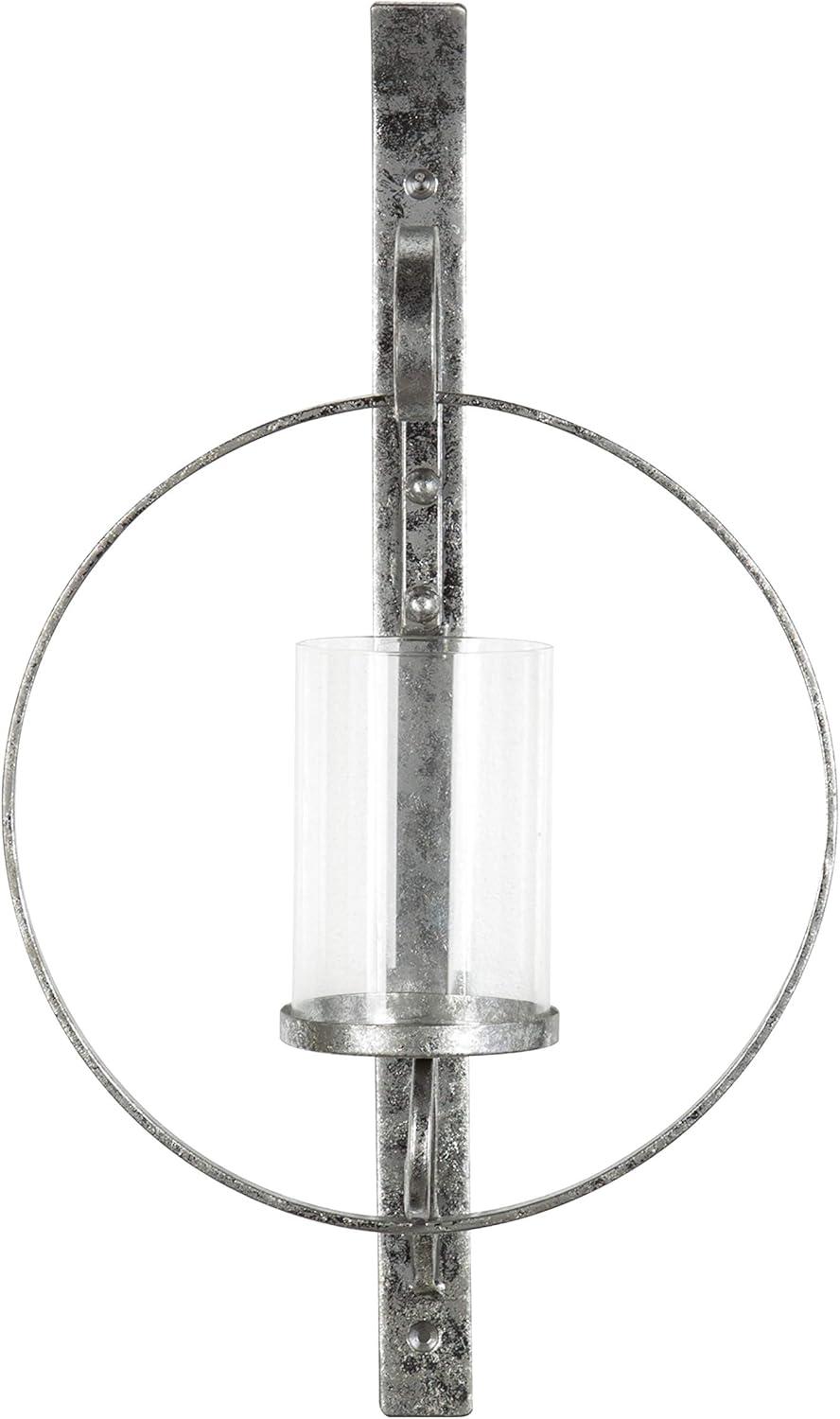 Kate and Laurel Doria Metal Wall Candle Holder Sconce