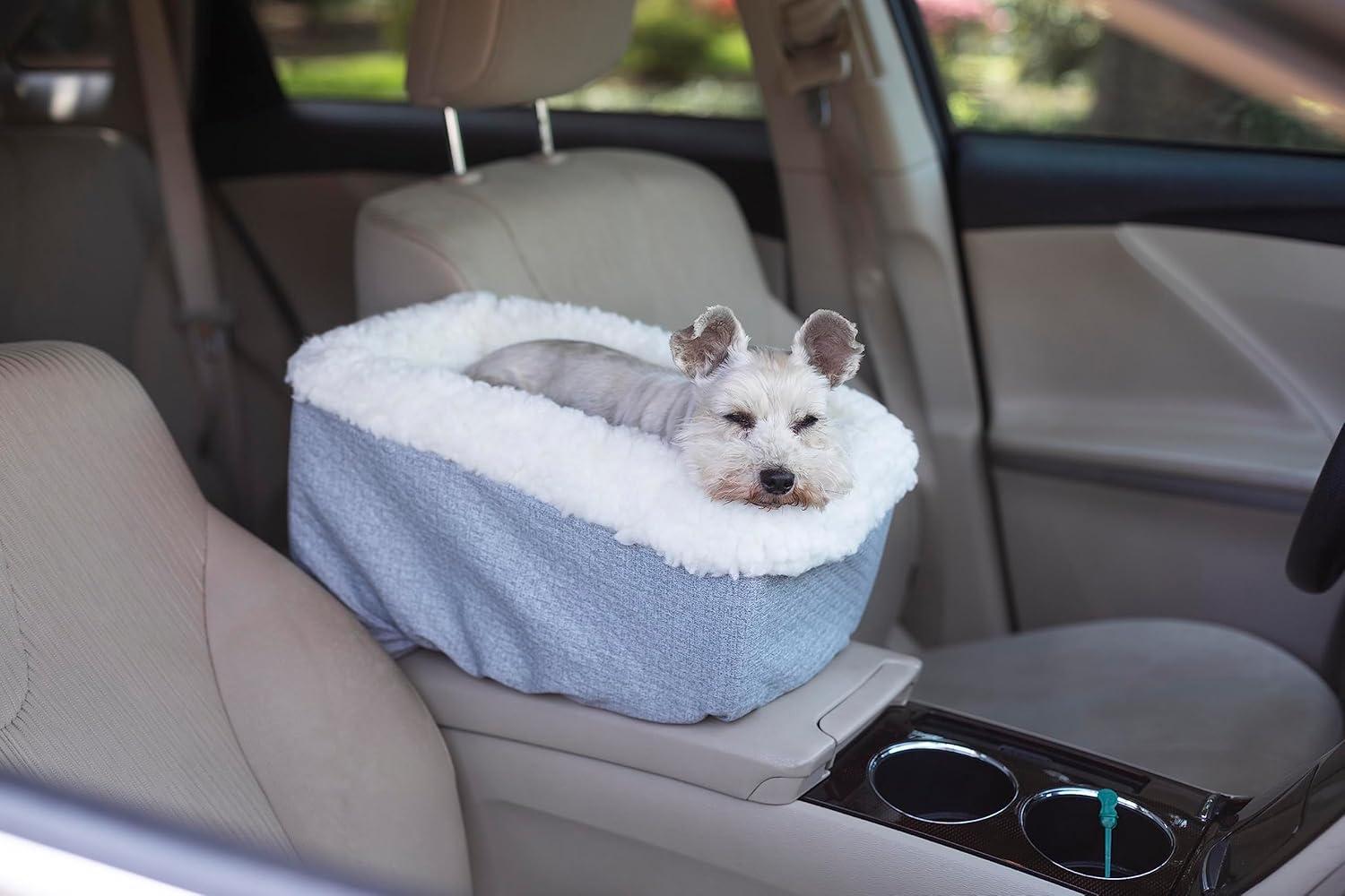 Small Gray and White Soft Sided Dog Carrier