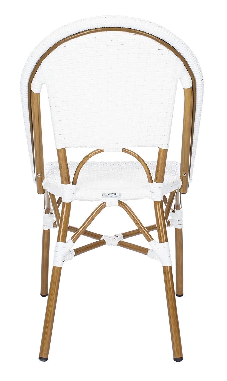 Salcha Side Chair (Set Of 2) - Indoor/Outdoor - FOX5210 - White - Safavieh