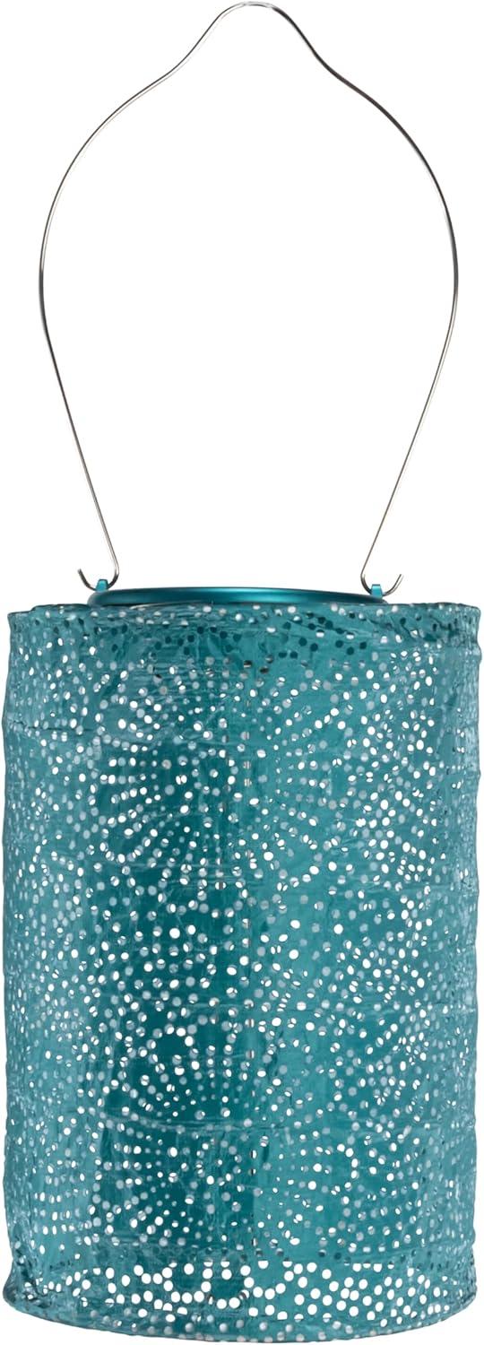 Soji Stella Cylinder Solar Outdoor Lanterns - Set of 2