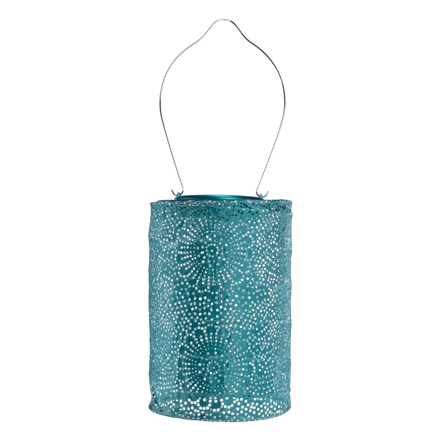 Soji Stella Cylinder Solar Outdoor Lanterns - Set of 2