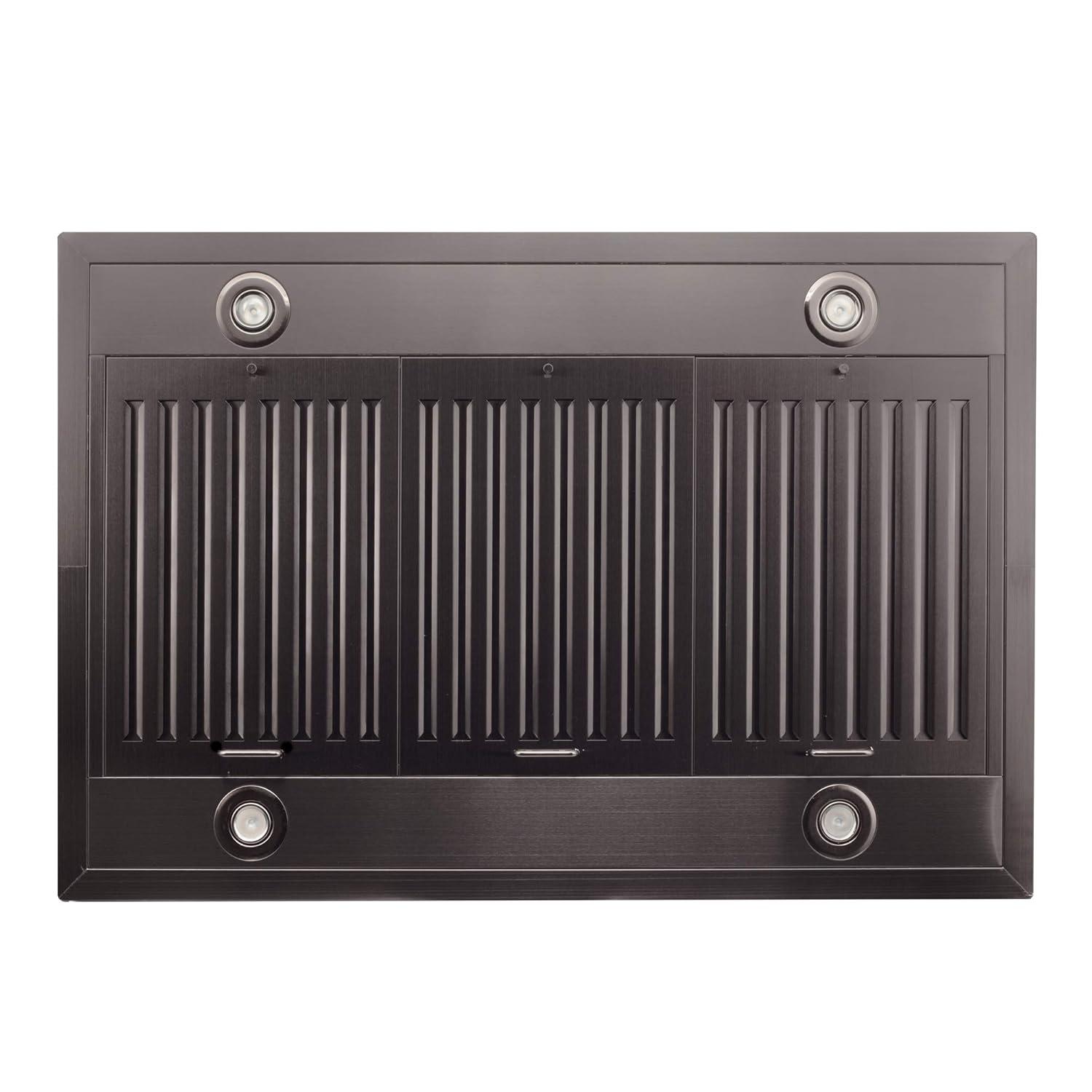 36 in. Convertible Vent Isl& Mount Range Hood in Stainless Steel (GL2i-36)