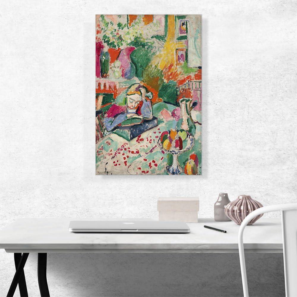 ARTCANVAS " Interior With A Young Girl 1905 " by Henri Matisse Painting Print