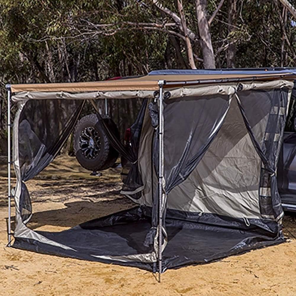 Heavy Duty Black and Gray SUV Awning Room with Floor