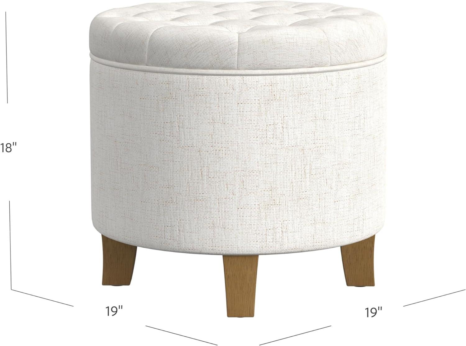 Boho Tufted Storage Ottoman - HomePop