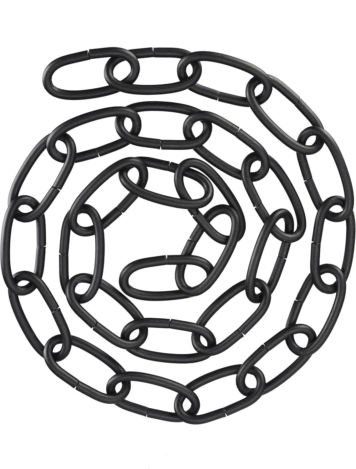 3-Foot Black Heavy Duty Steel Chain for Hanging Fixtures