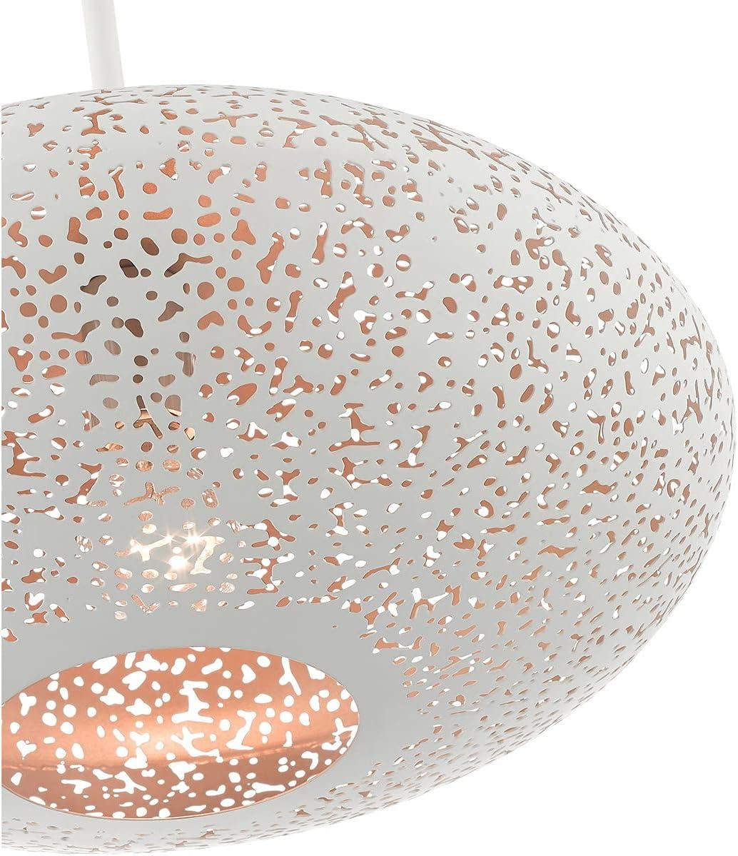 Livex Lighting Charlton 1 - Light Pendant in  White/Brushed Nickel