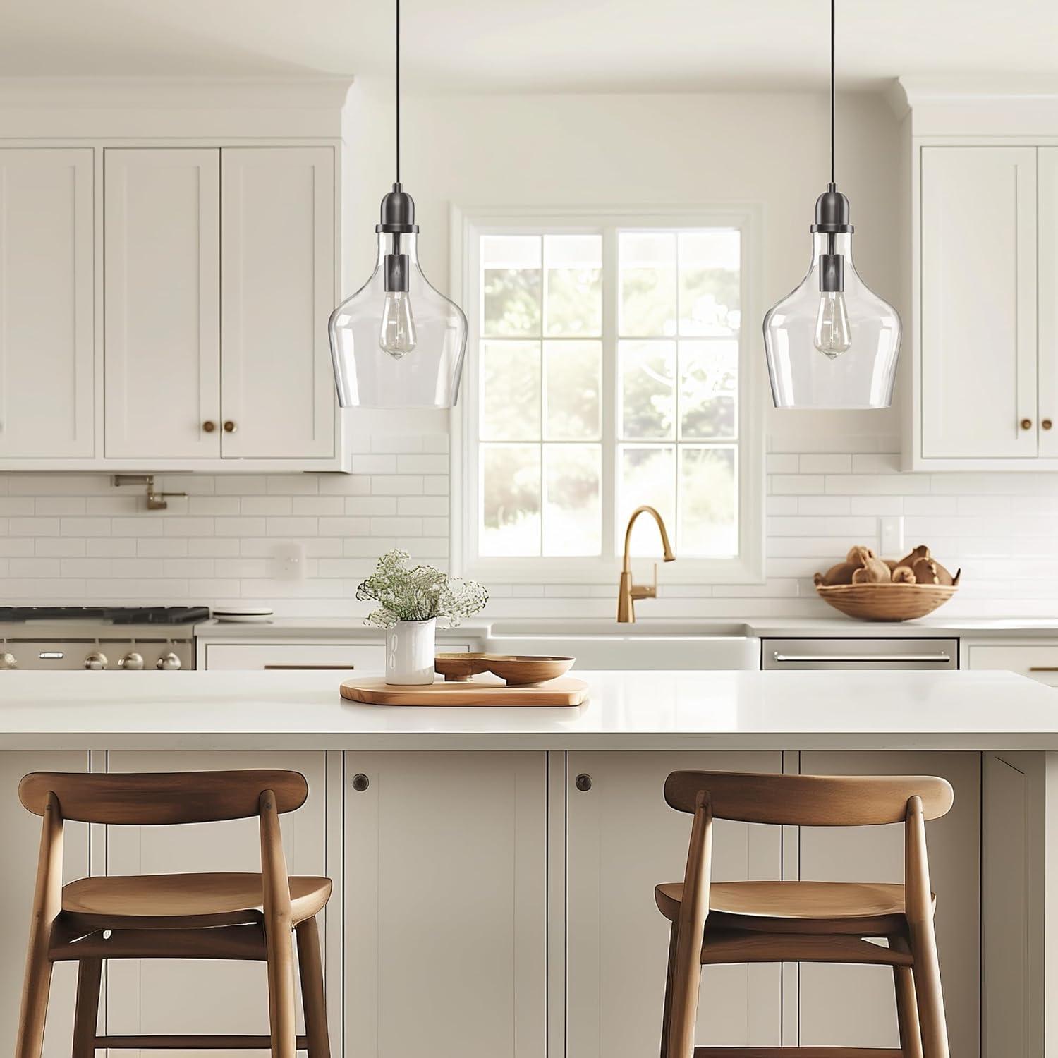 Madison Park Colgante Transicional con Acabado en Bronce MP151-0198