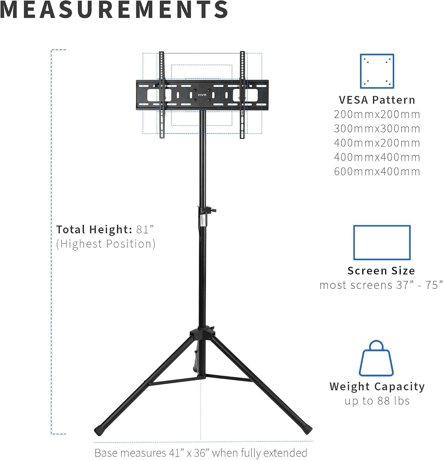 Vivo Portable TV Tripod