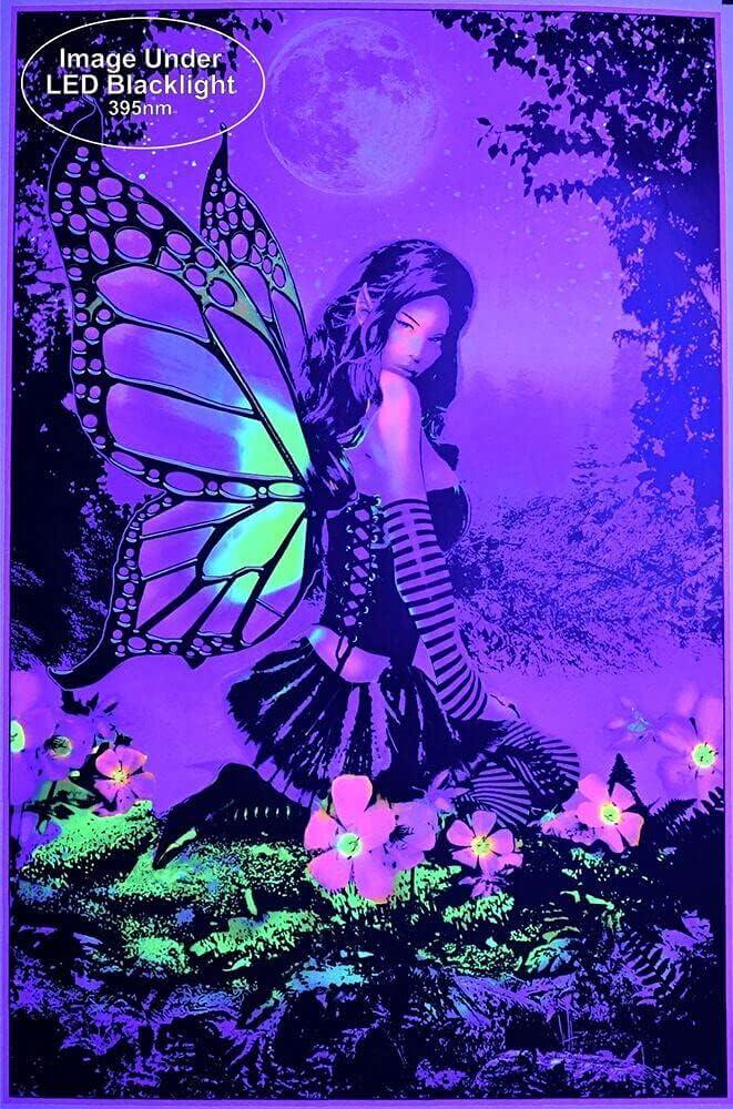 Studio B Fairy Garden - Non Flocked Blacklight Poster (24 x 36 Paper)