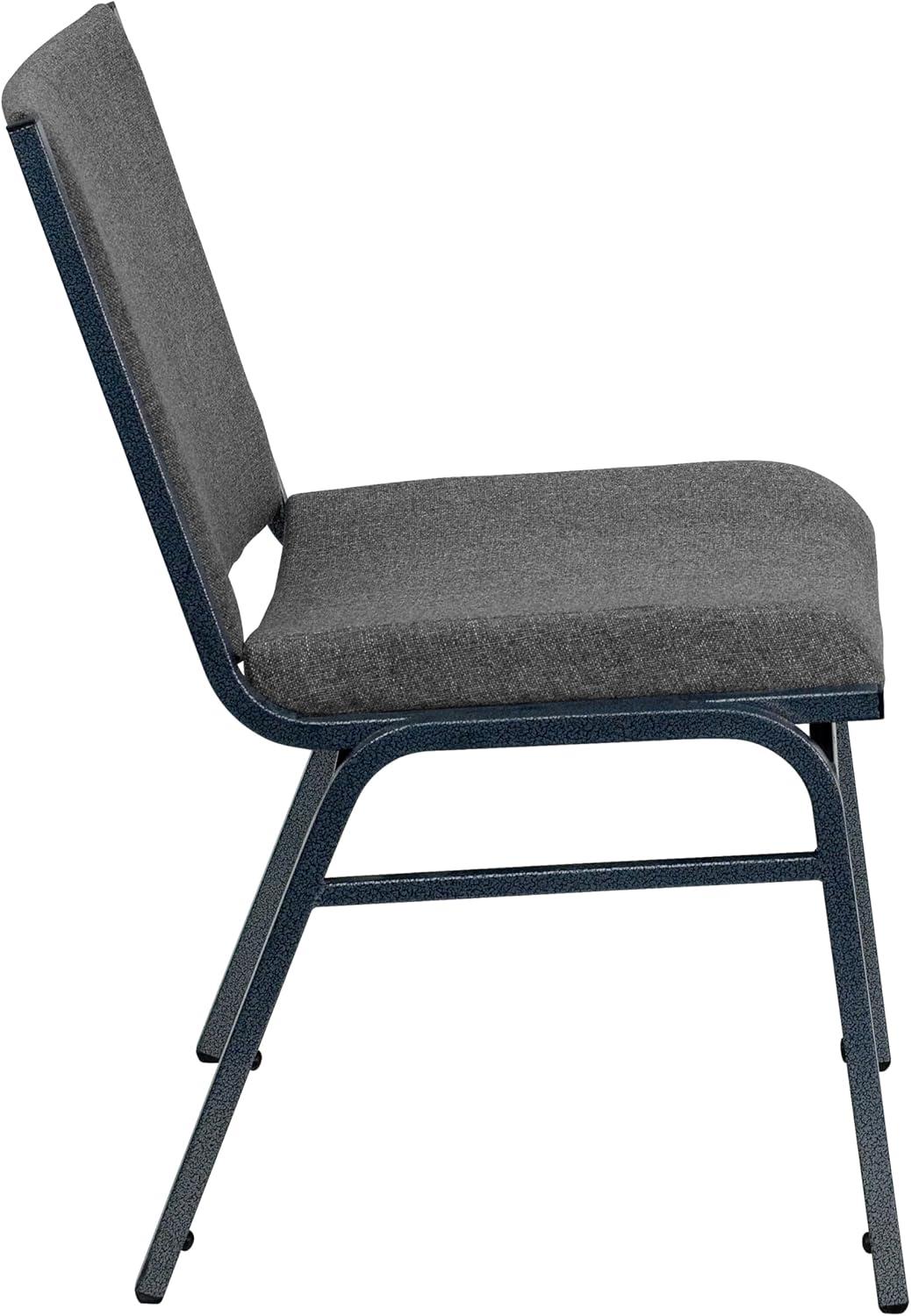 Flash Furniture HERCULES Series Heavy Duty Gray Fabric Stack Chair