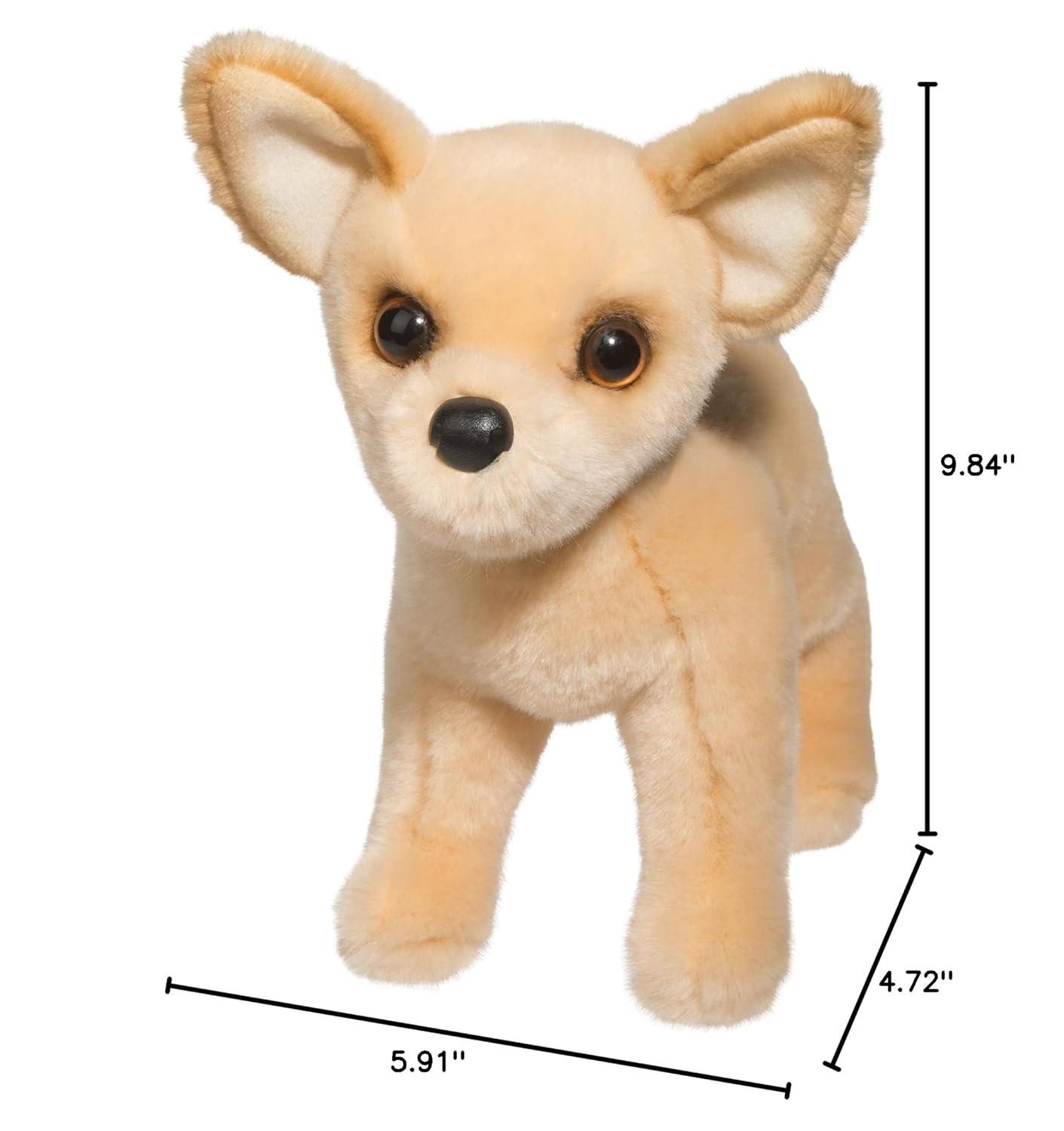 Douglas Cuddle Toys Carlos Chihuahua Plush Dog 10" L