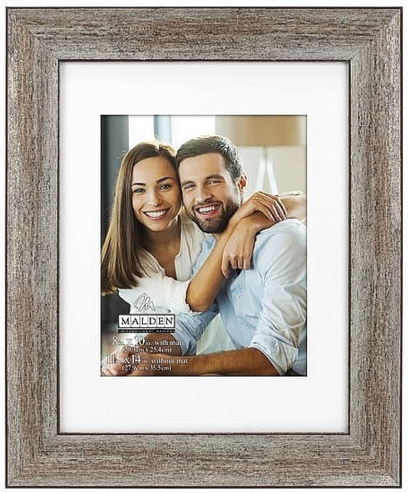 Ashton Silver-Bronze 11x14 Glass Wall and Tabletop Frame