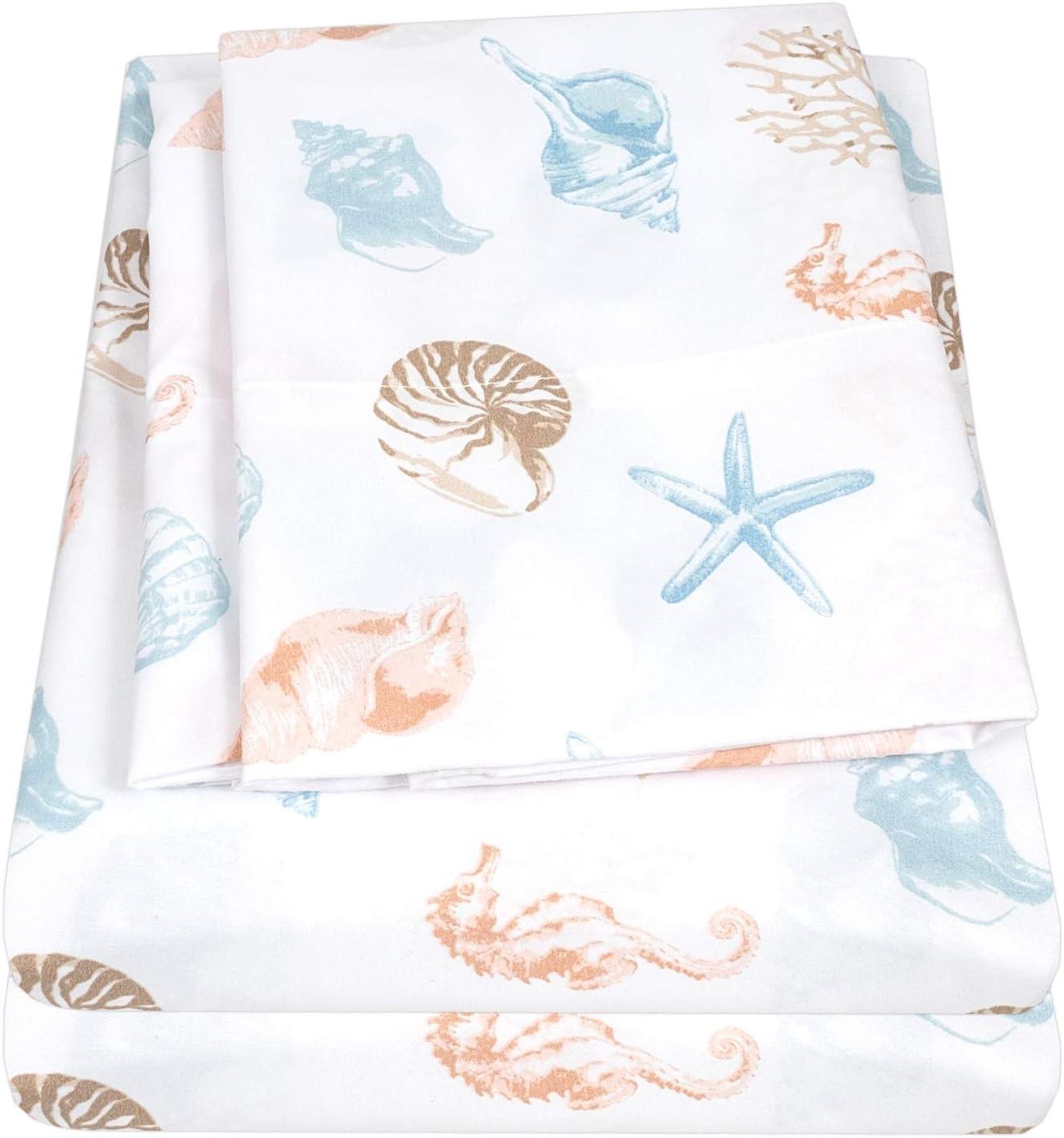 Seashells Microfiber Kids' Sheet Set By Sweet Home Collection®