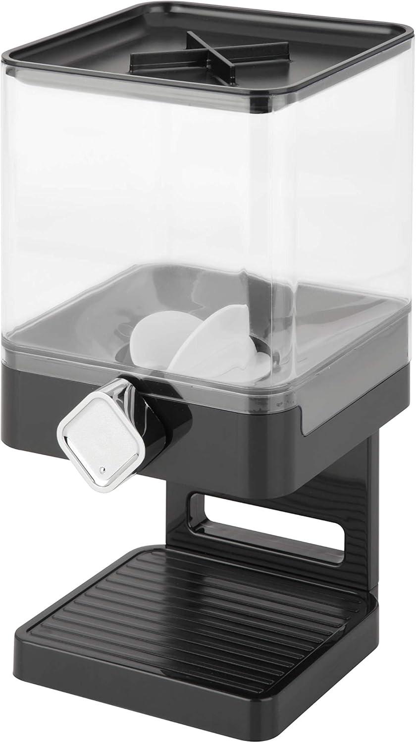 Gieriduc Cereal Dispenser Cereal Dispenser Food Dispenser Storage Tank Can Place A Variety of Foods (Black)