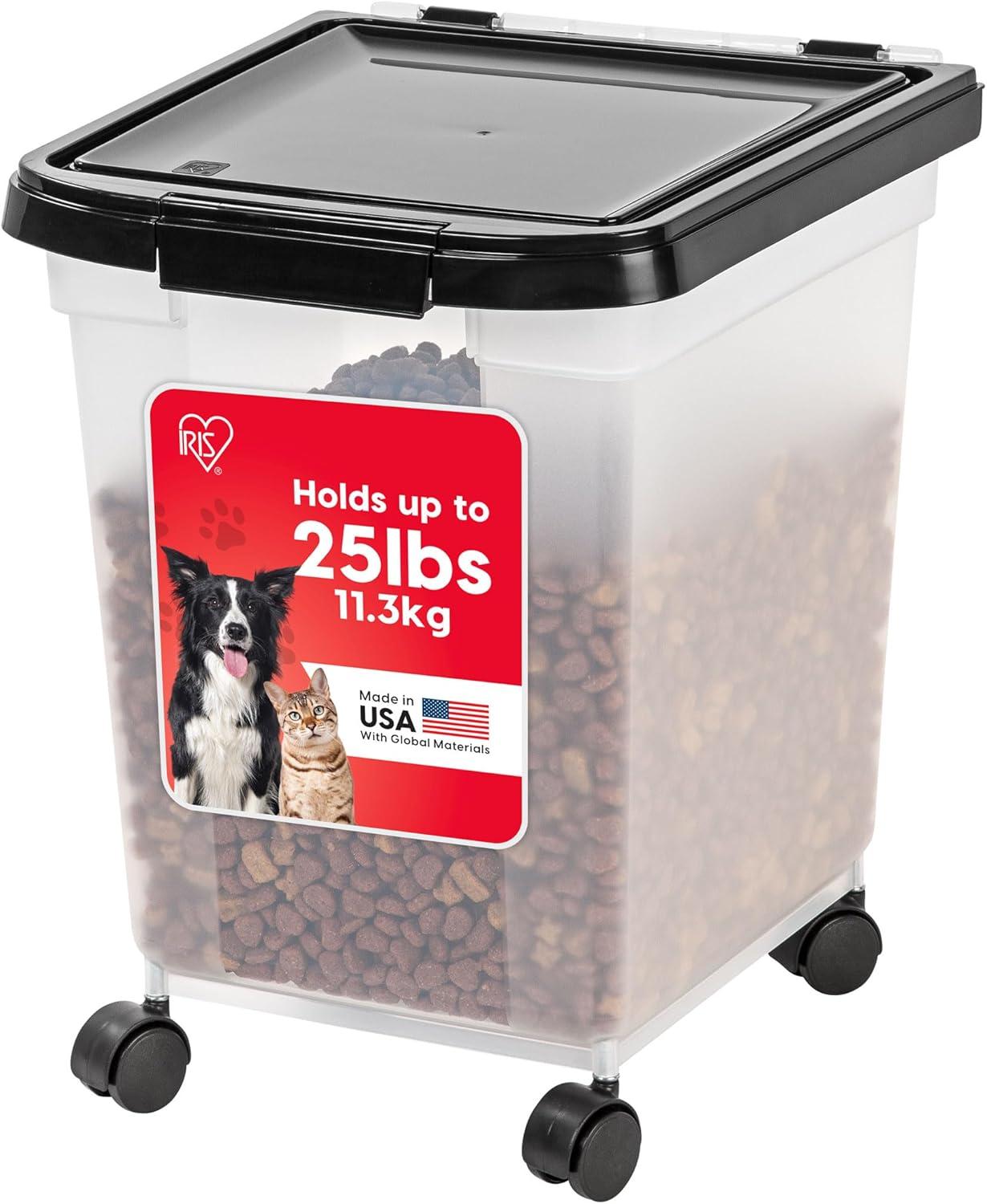 IRIS USA, Inc. 25 Lb. Plastic Food Storage Container