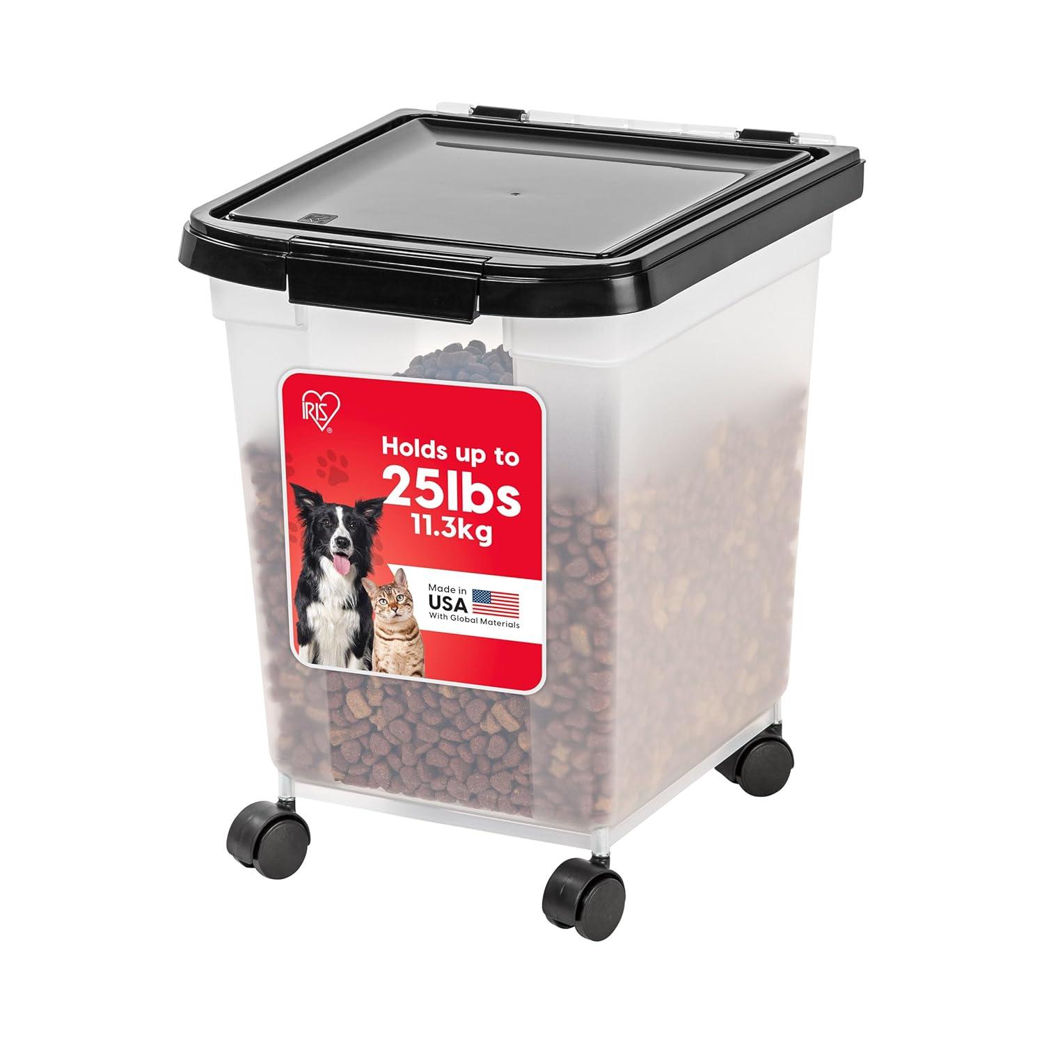 IRIS USA, Inc. 25 Lb. Plastic Food Storage Container