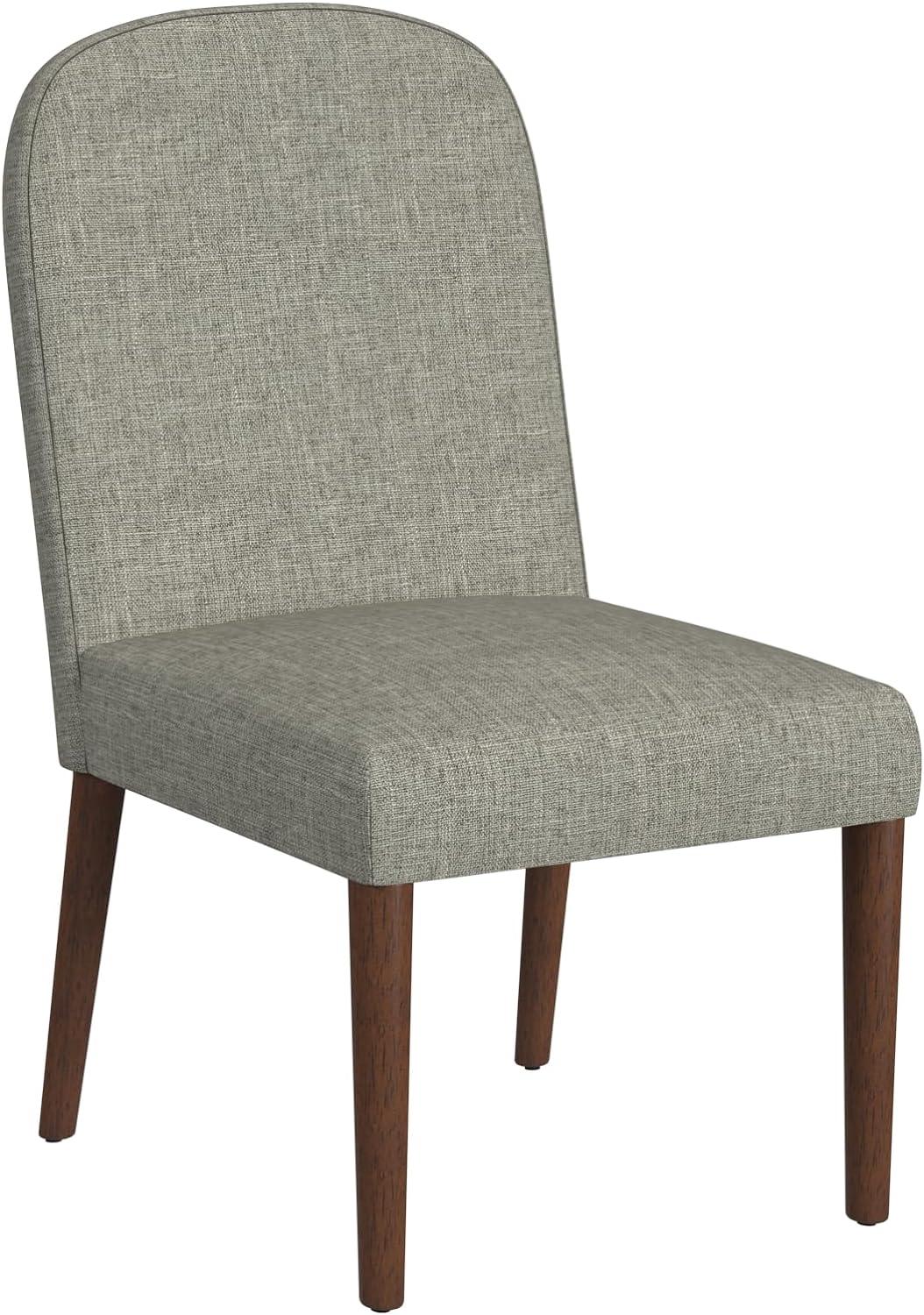 Rounded Back Upholstered Dining Chair - HomePop