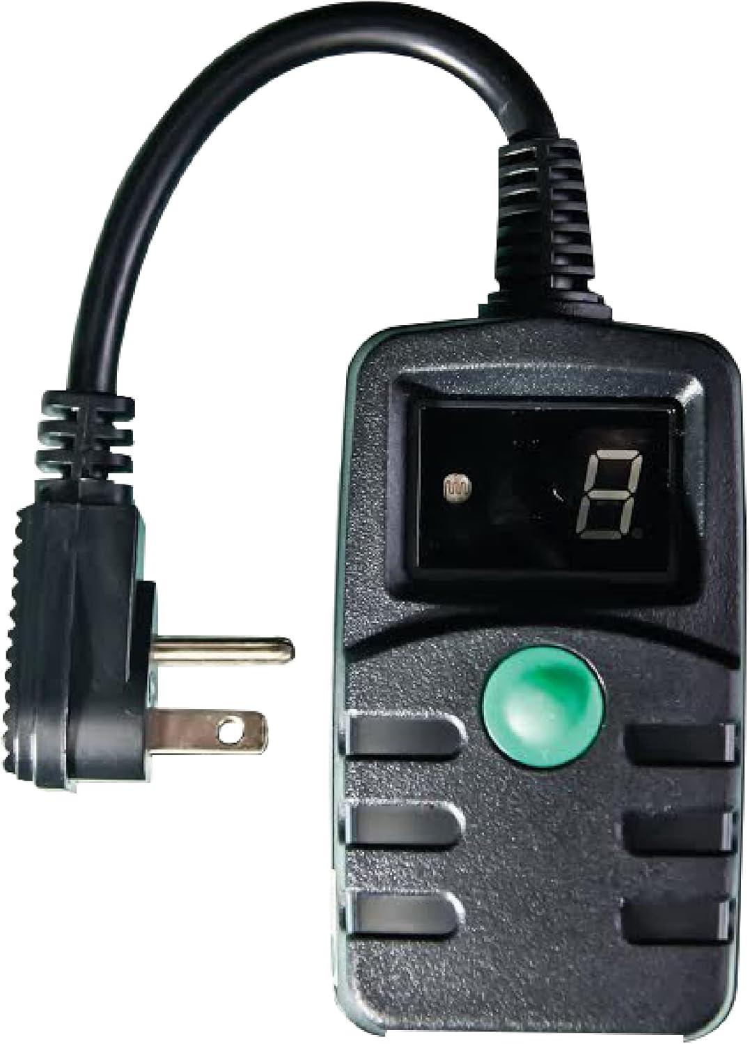 GoGreen Power (GG-36003) Outdoor Digital Timer, Photoelectric sensor, Black