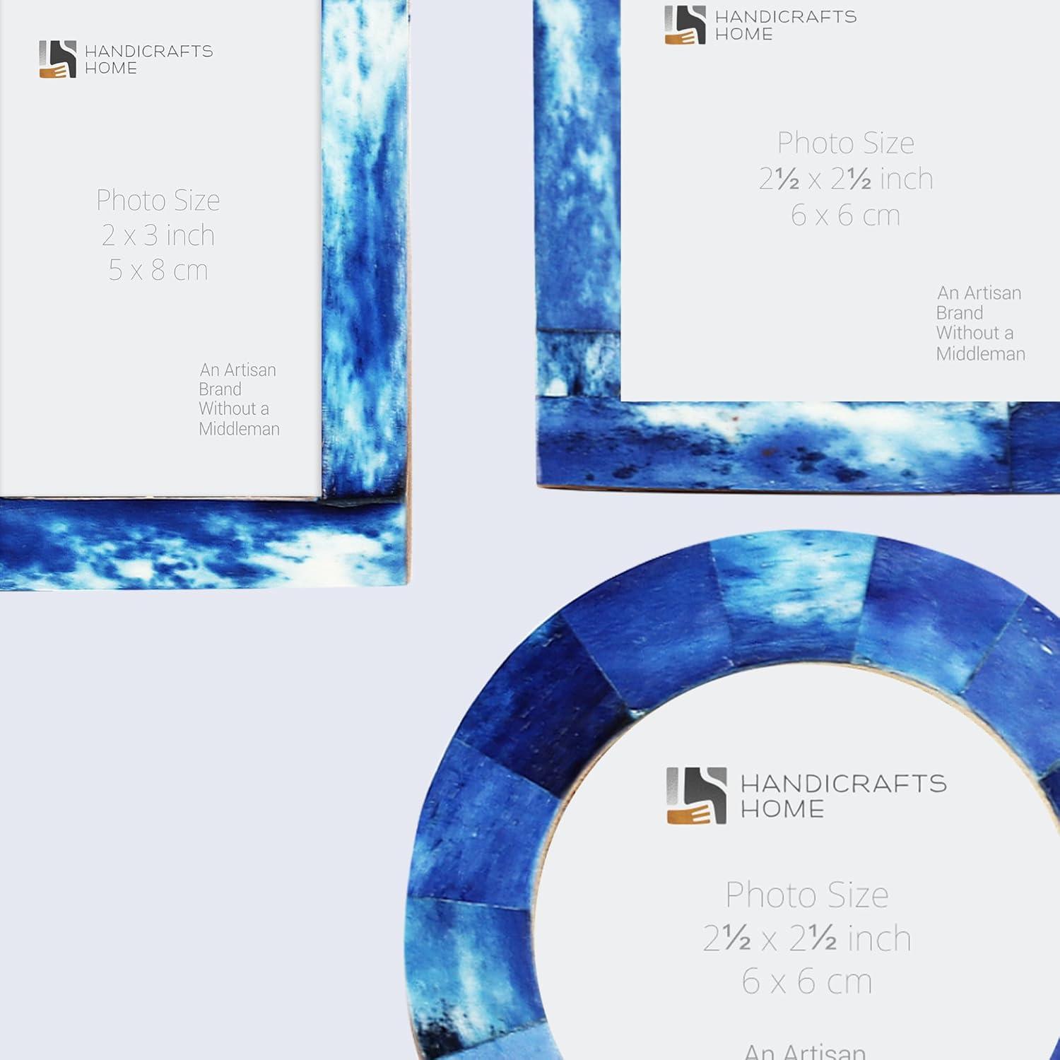 Handicrafts Home Baby Picture Frame for Newborn Girls and Boys Shower Frames Set of 3 Grey