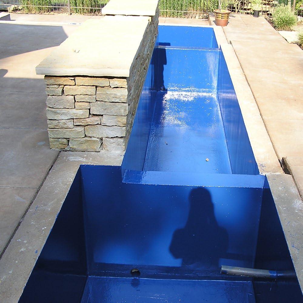 Fountain & Water Feature Restoration Paint Pond Shield Epoxy Pond Coating by Pond Armor Competition Blue