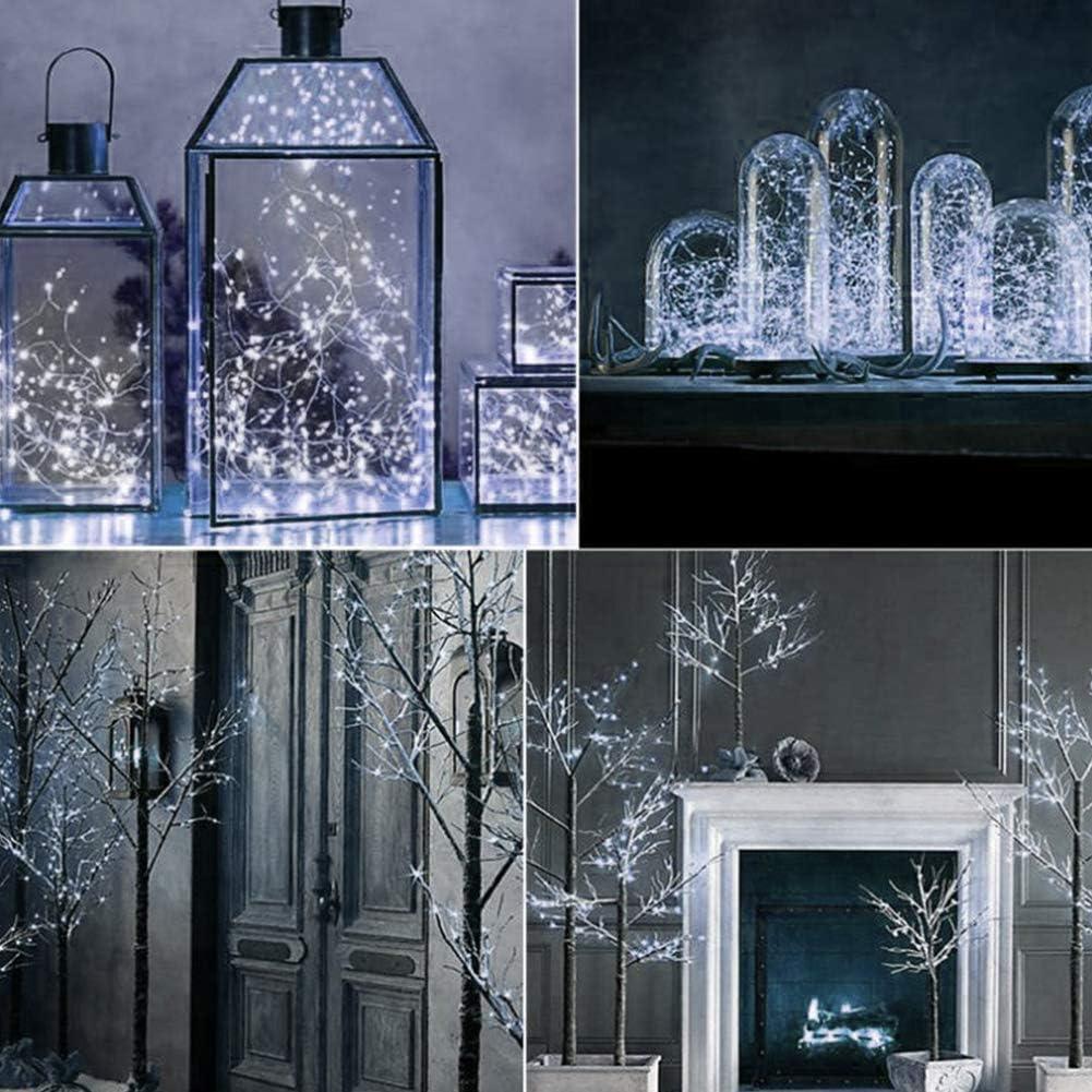 Twinkle Star 300LED 99FT Copper Wire String Lights Battery Operated 8 Modes Fairy Lights with Remote Waterproof Fairy String Lights for Outdoor Christmas Lights Wedding Party Decoration Warm White