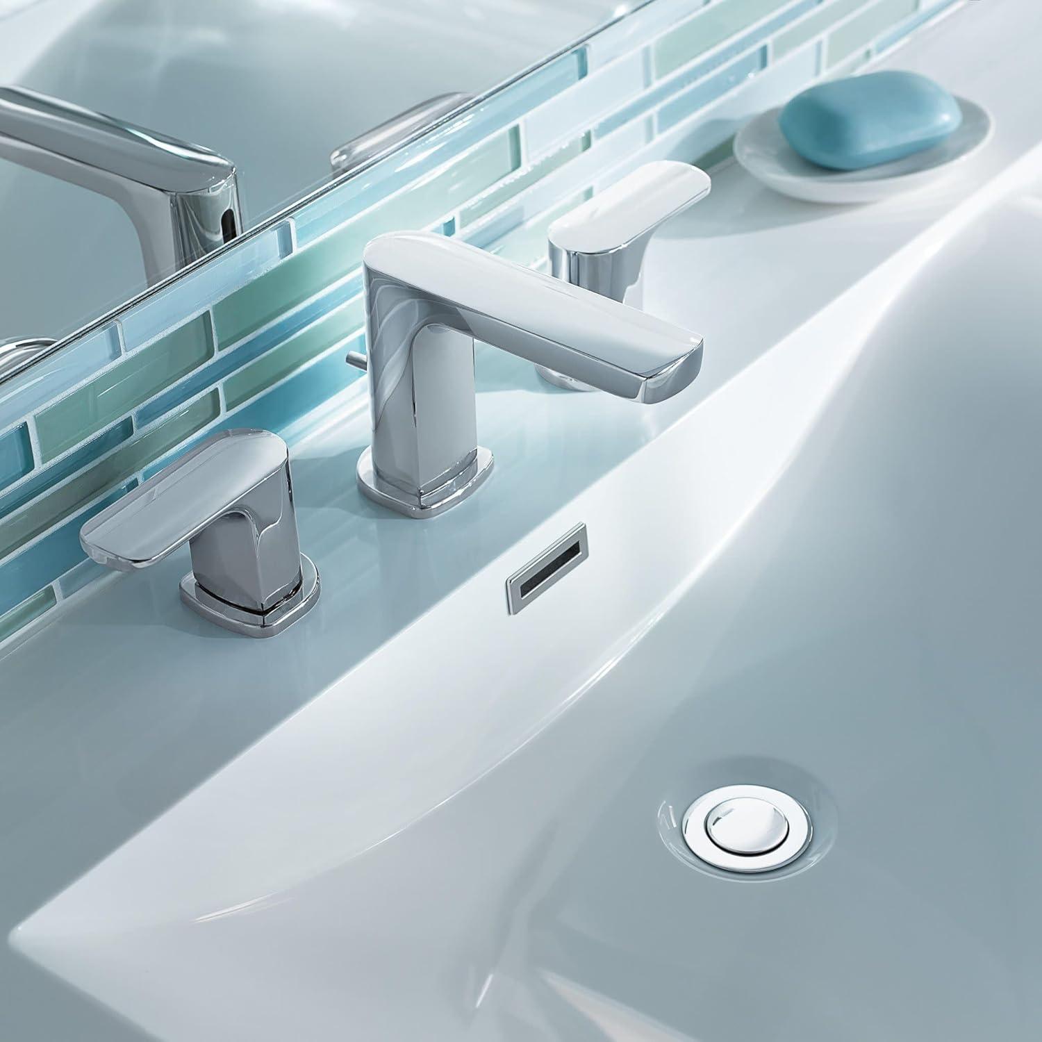 Moen Rizon Widespread Bathroom Faucet with Drain Assembly T6920