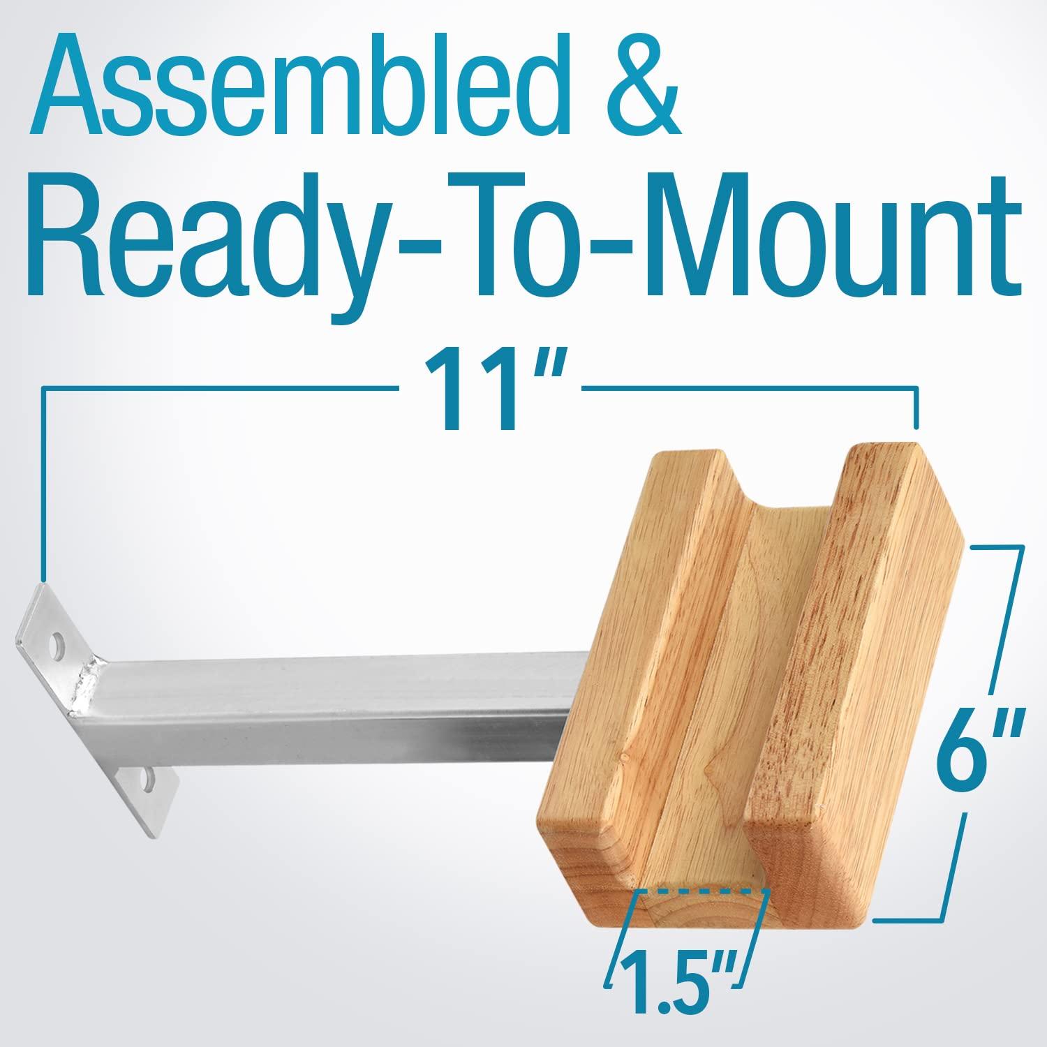 Impresa Bike Wall Mount for Stylish Modern Storage - Heavy-Duty Bike Rack for Vertical or Horizontal Hanging