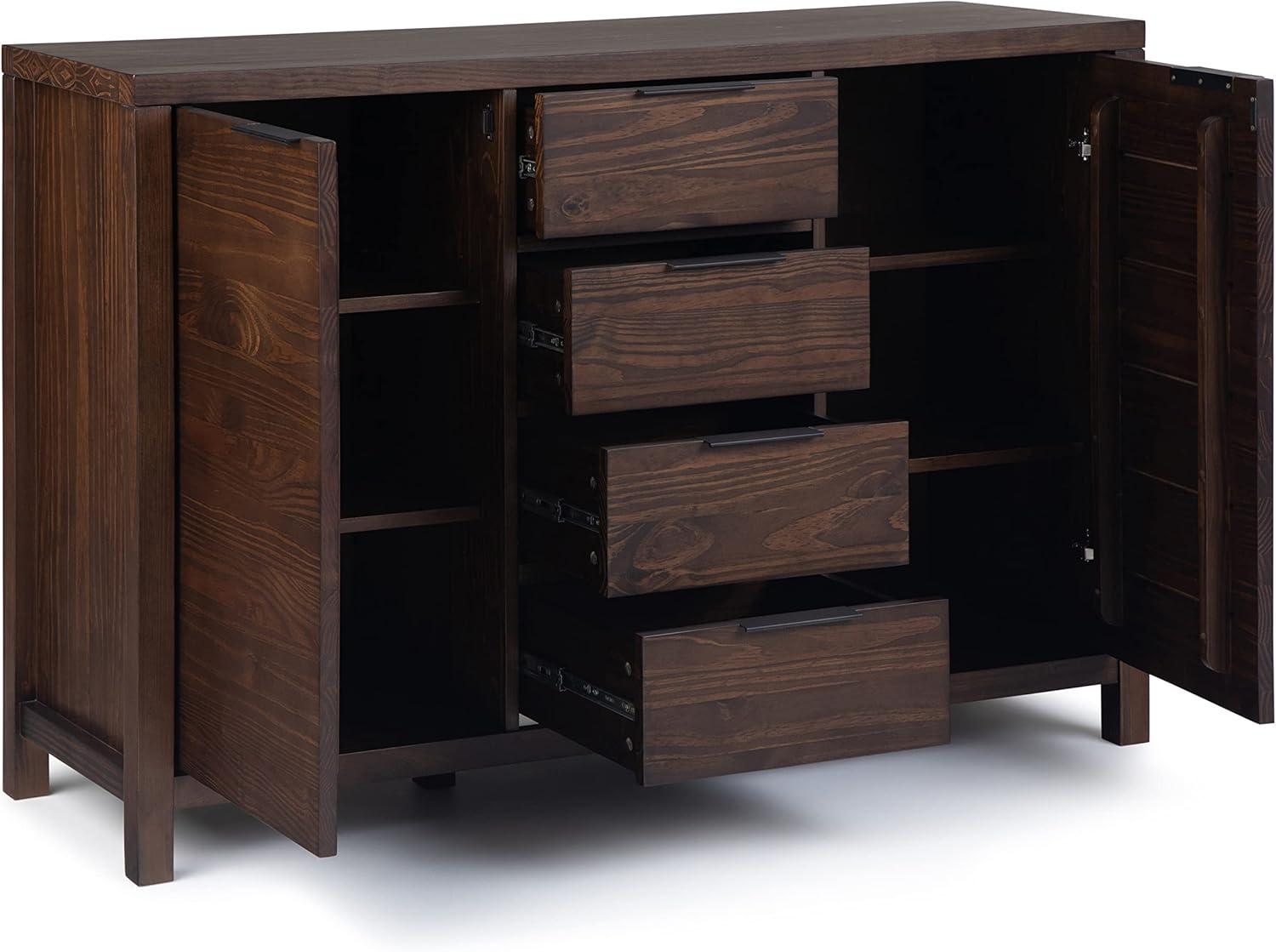 Simpli Home Hollander 54'' SOLID WOOD Sideboard Buffet