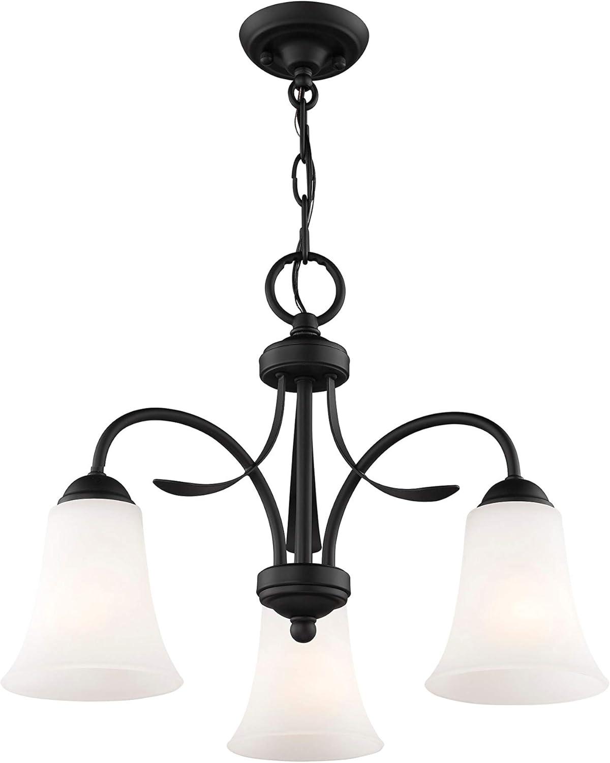 Livex Lighting Ridgedale 3 - Light Flush Mount in  Black