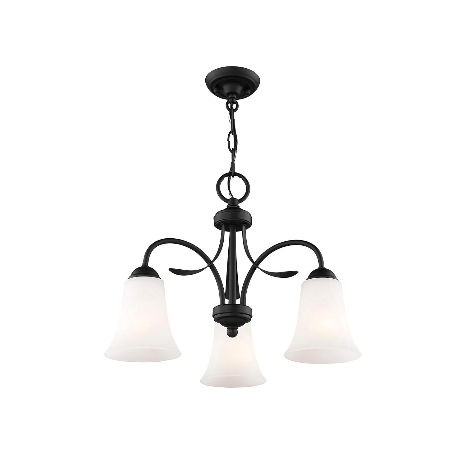 Livex Lighting Ridgedale 3 - Light Flush Mount in  Black