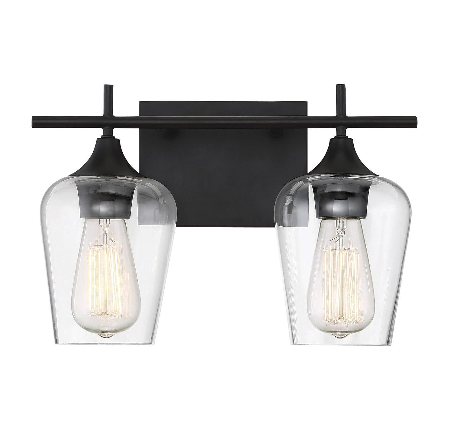 Savoy House Octave 2 - Light Vanity in  English Bronze