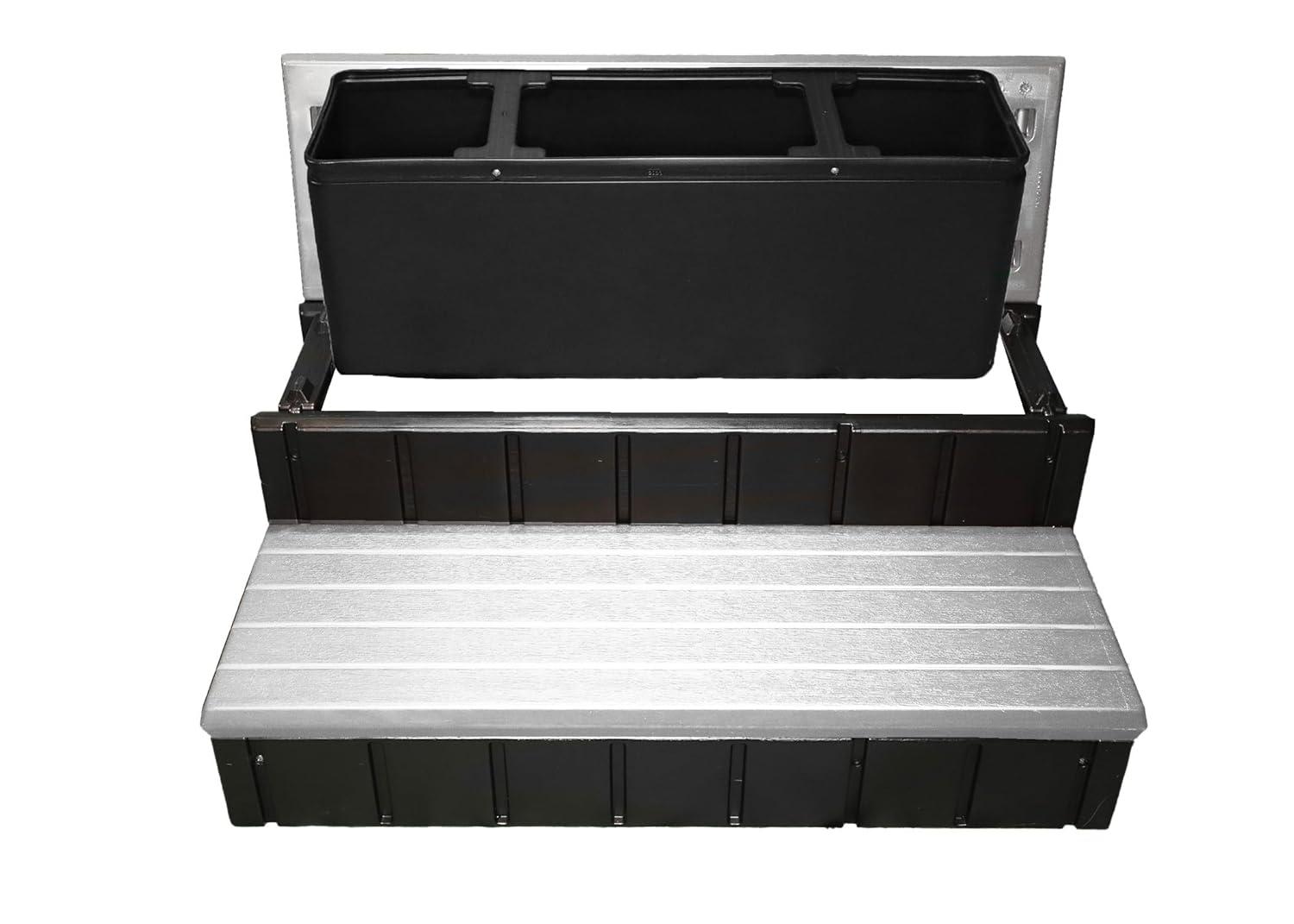 Confer Plastics Confer Plastics 36" Storage Spa Steps Espresso