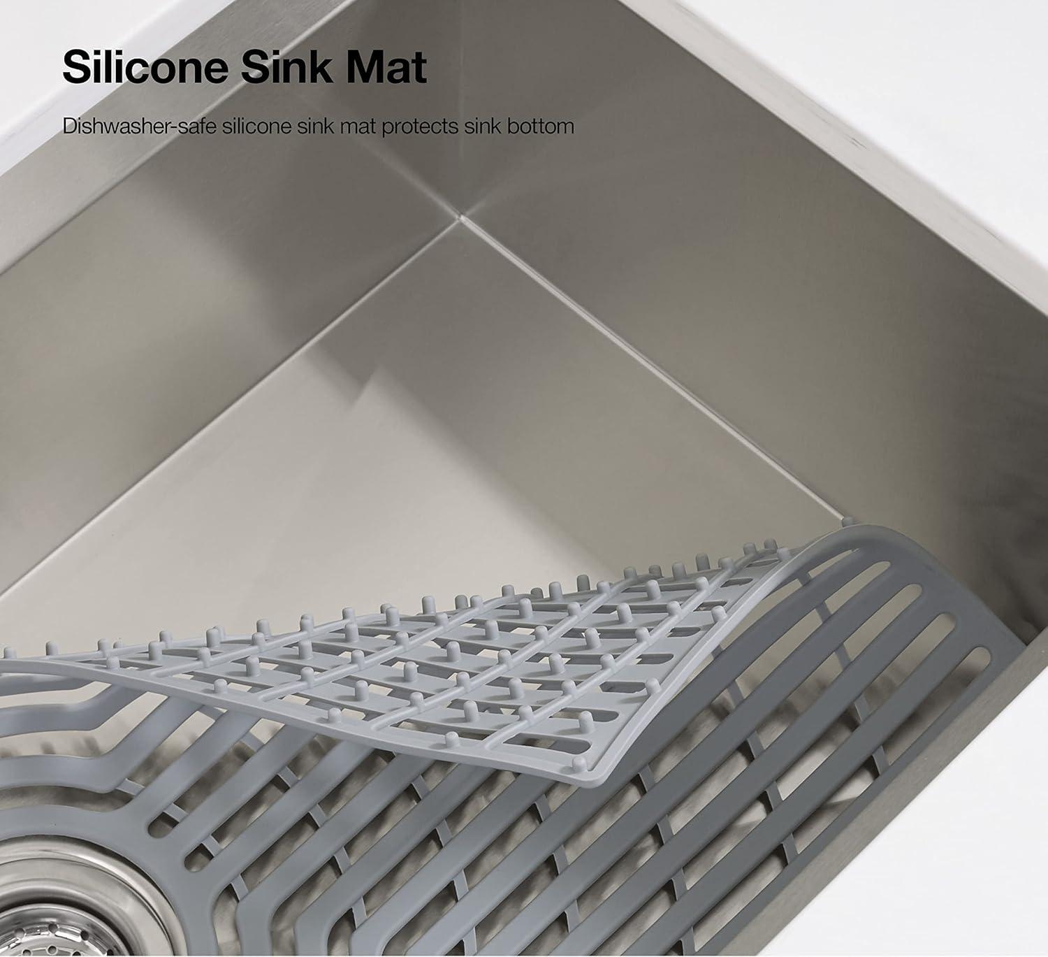 Task 33" x 22" Top-Mount/Undermount Single-Bowl Workstation Kitchen Sink With Accessories