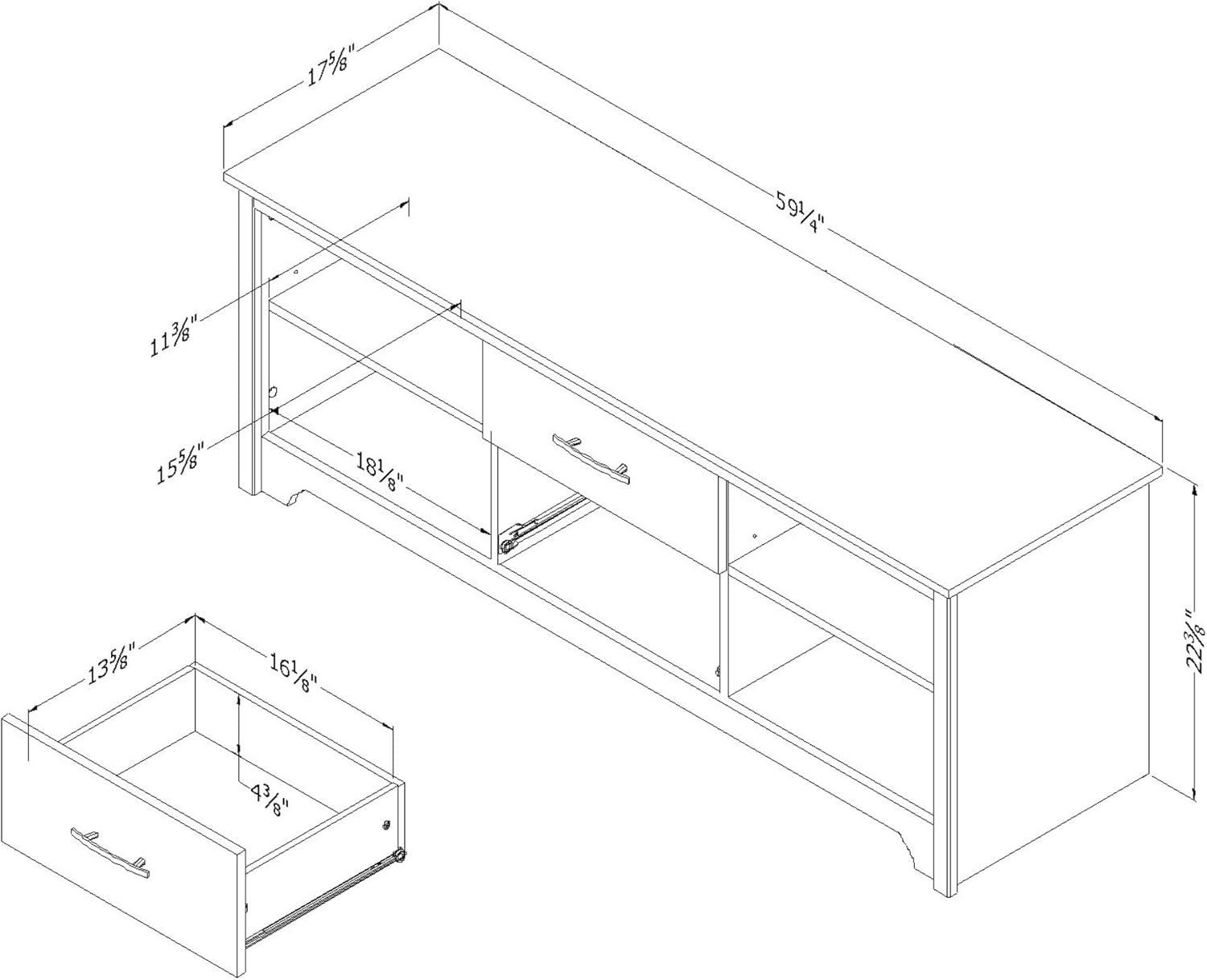 Fusion TV Stand for TVs up to 65"