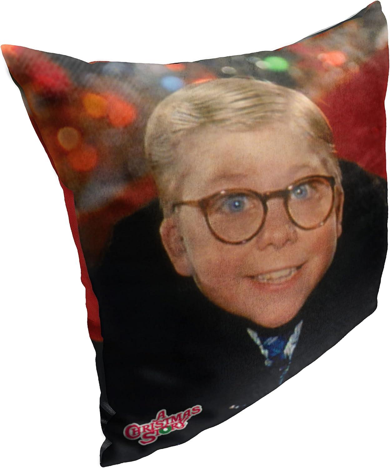 Warner Bros. A Christmas Story What I Want For Christmas Is Throw Pillow 18x18 Inches