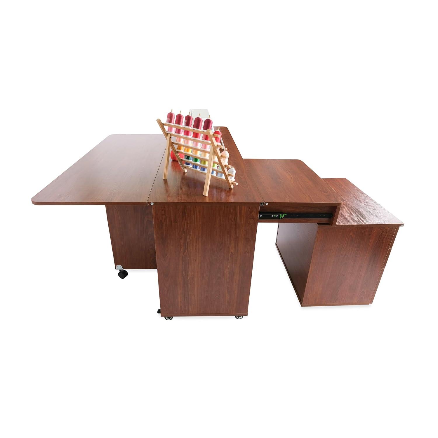 Kangaroo & Joey Hydraulic Lift Sewing Cabinet and Storage Caddy Combo by Kangaroo Sewing Furniture