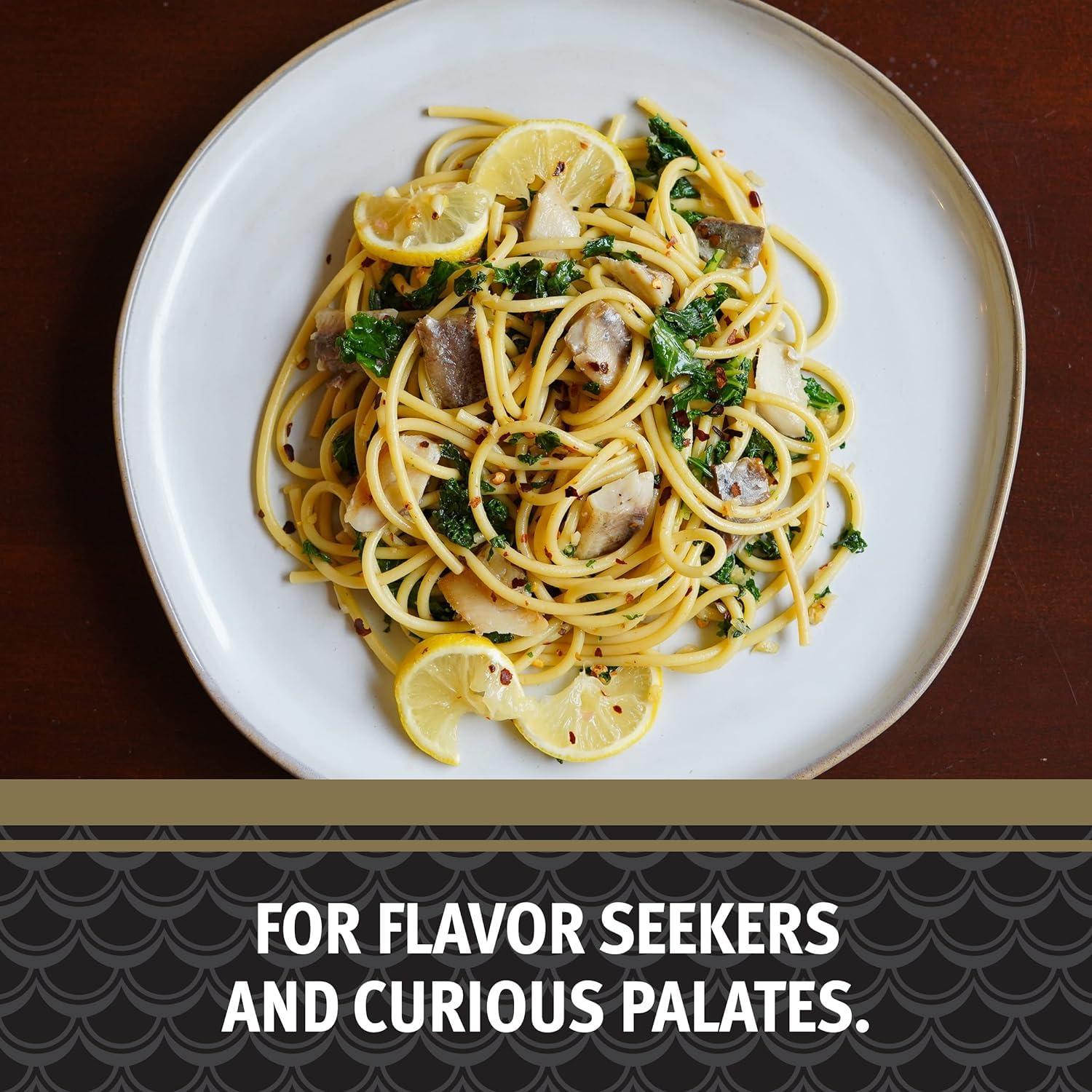 Brunswick Sardines in Olive Oil, 3.75 oz Can (Pack of 12) - Boneless Butterflied Sardine Fillets - Wild Caught - 16g Protein per Serving - Gluten Free, Keto Friendly