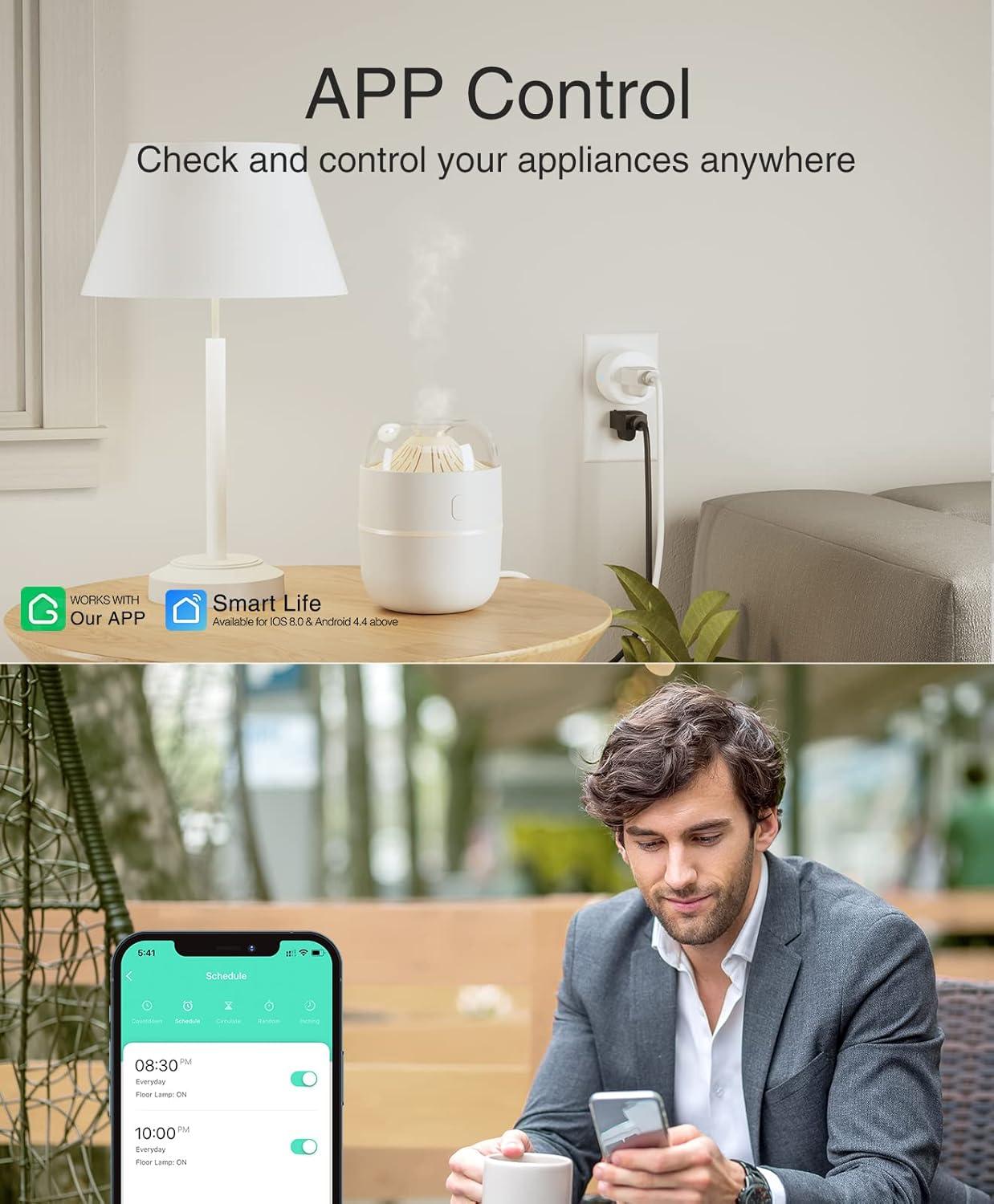 GHome Smart Mini Wi-Fi Plug with Voice Control