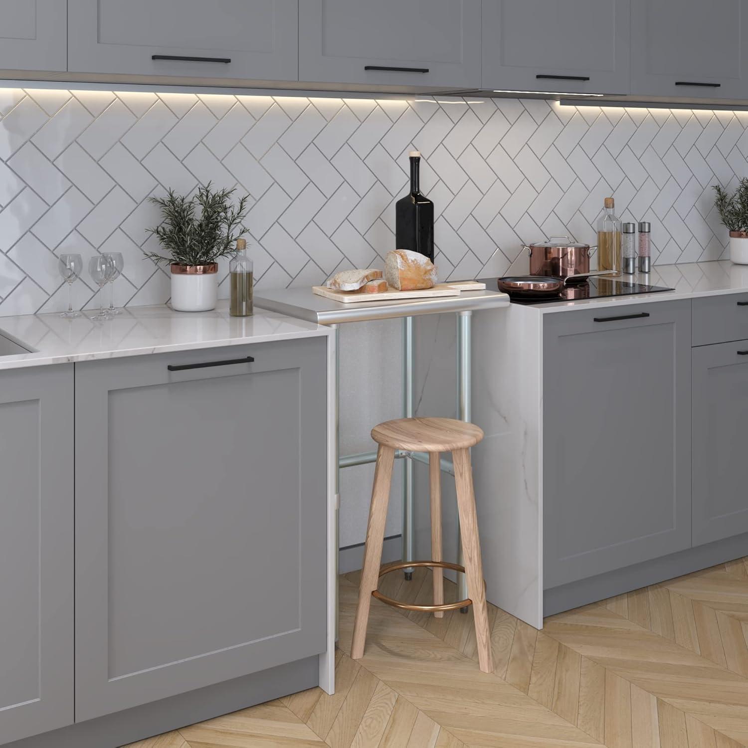 Amgood Stainless Steel Open Base Work Table