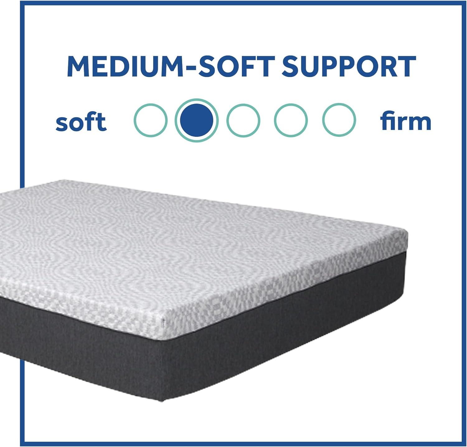Sealy Essentials 12" Twin Gel Memory Foam Mattress-in-a-Box, Adult